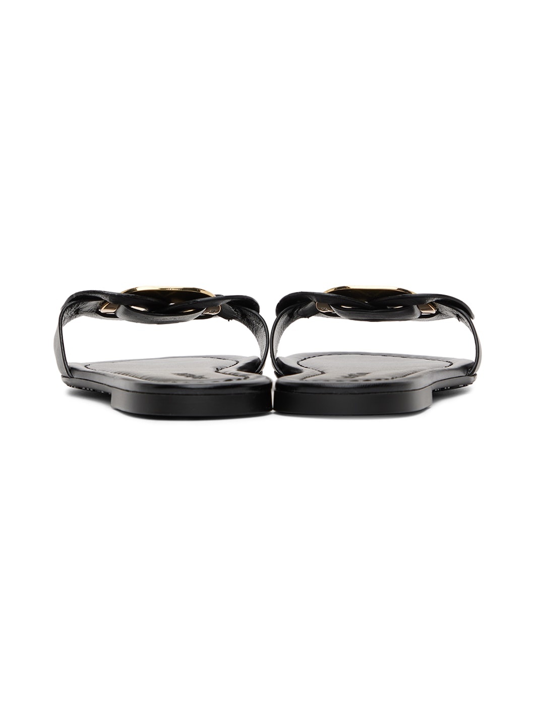 Black Chany Flat Sandals - 2