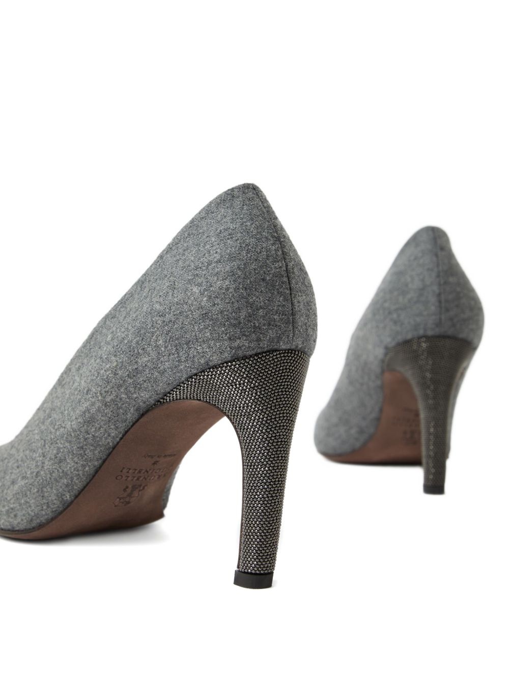 85mm flannel pumps - 4