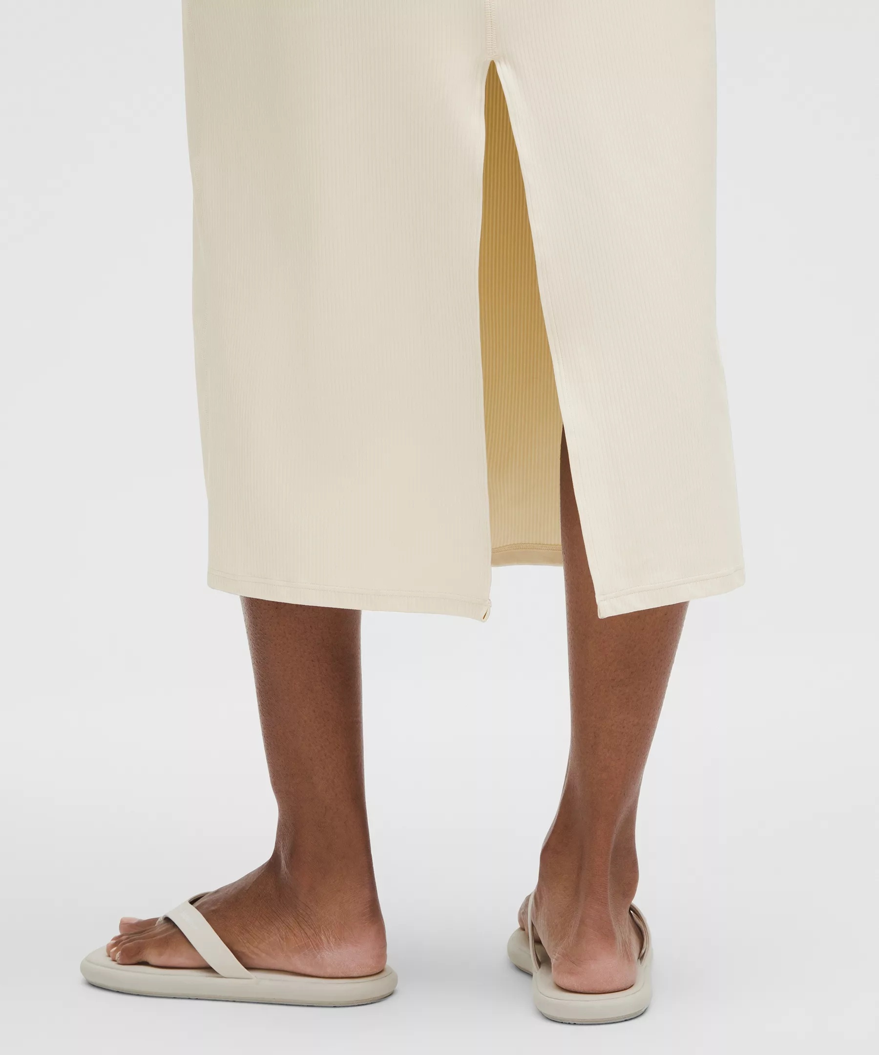 All Aligned Ribbed Midi Dress - 5