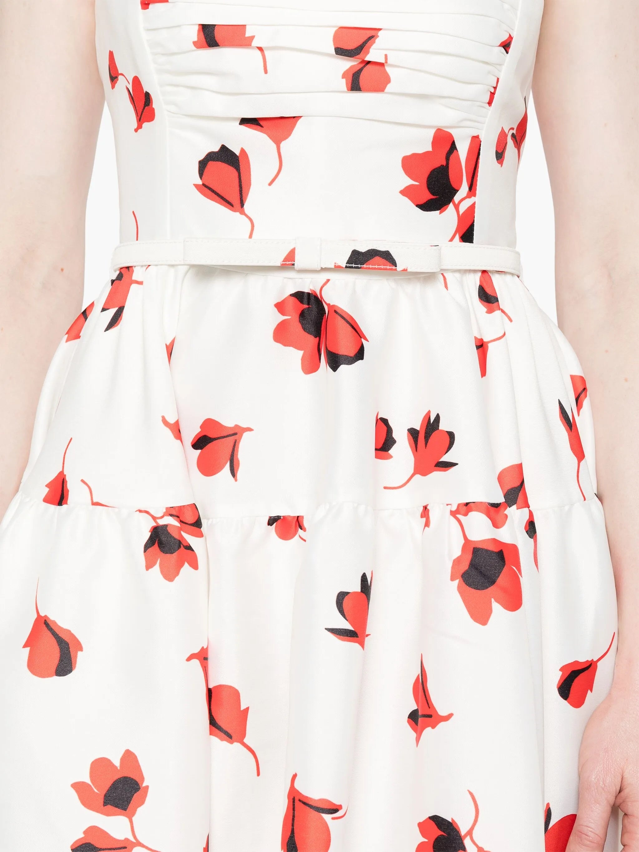 Floral-print Taffeta Dress - 4