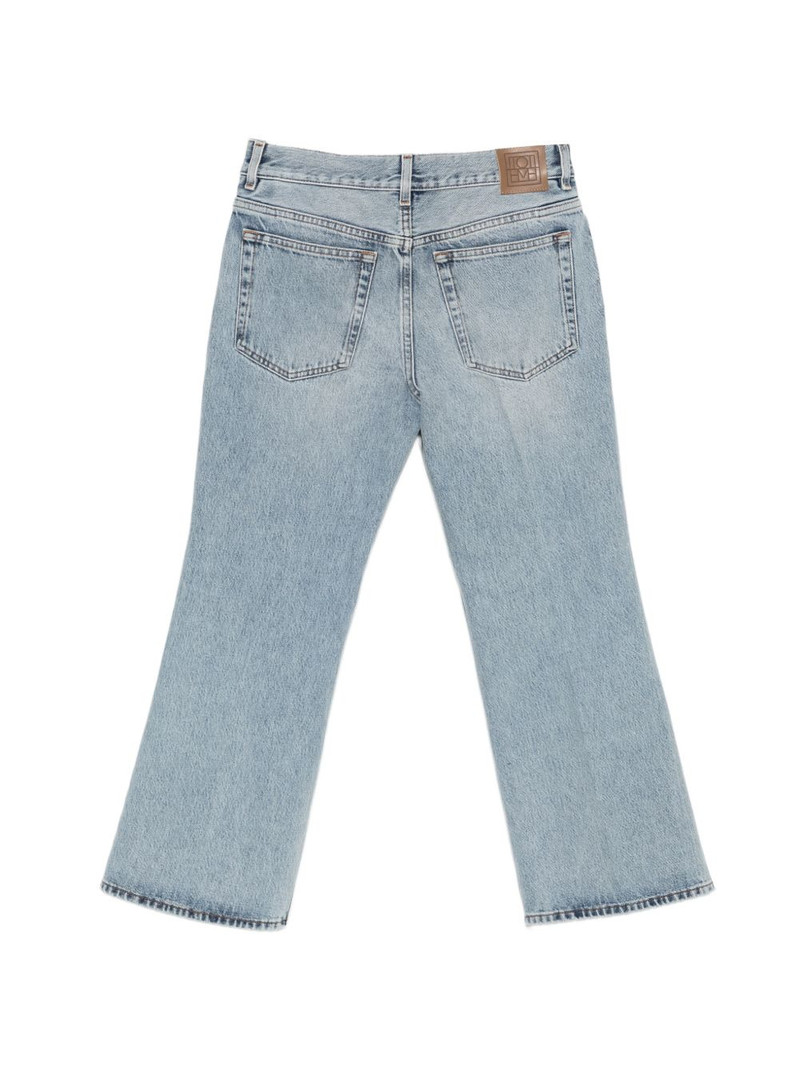 TOTEME five-pocket button jeans outlook