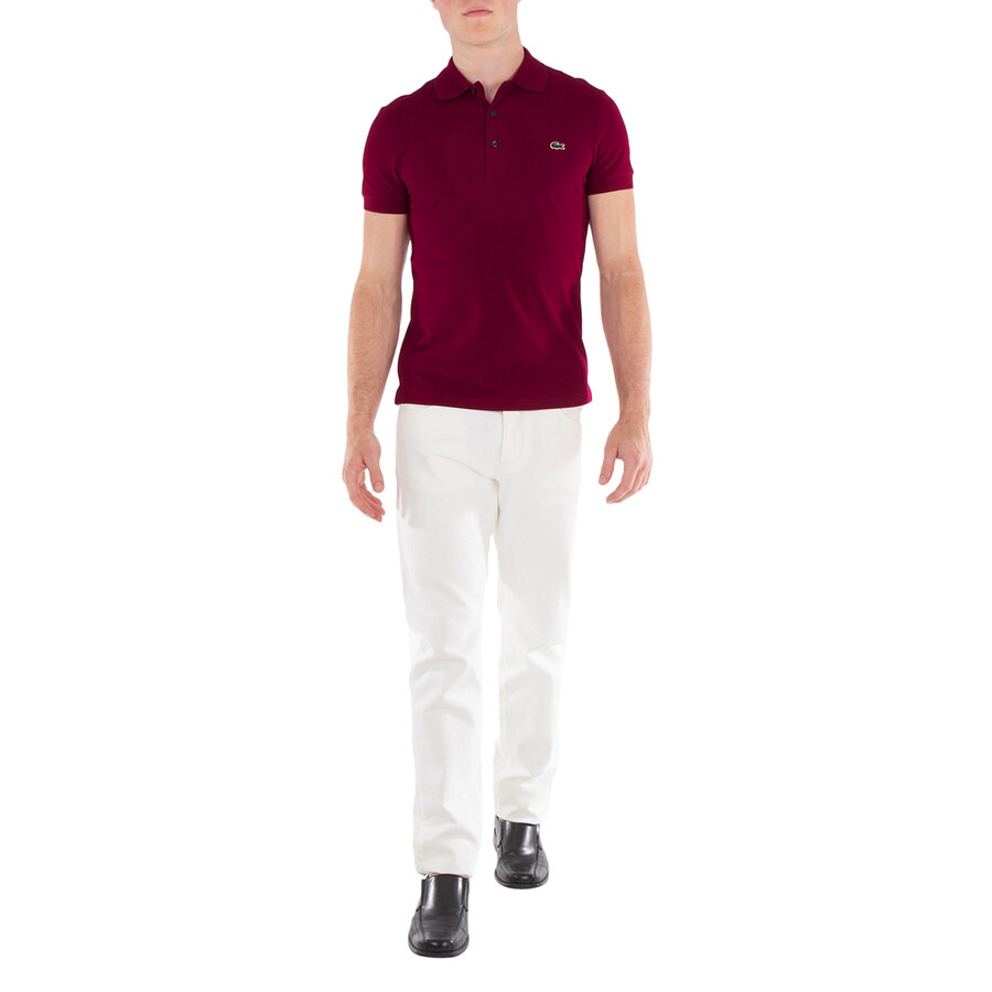 Lacoste Stretch Pique Short-Sleeve Slim Fit Polo Shirt - 6