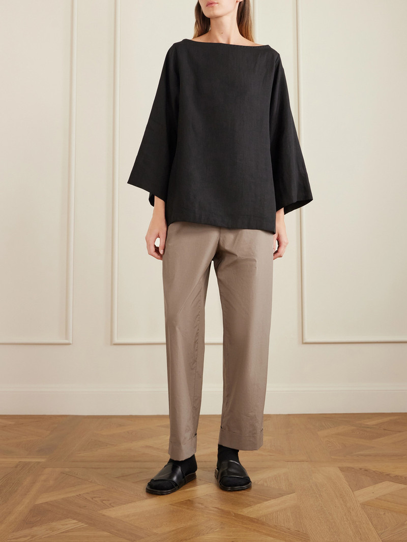 The Row Delano Cropped Cotton Wide-leg Pants outlook