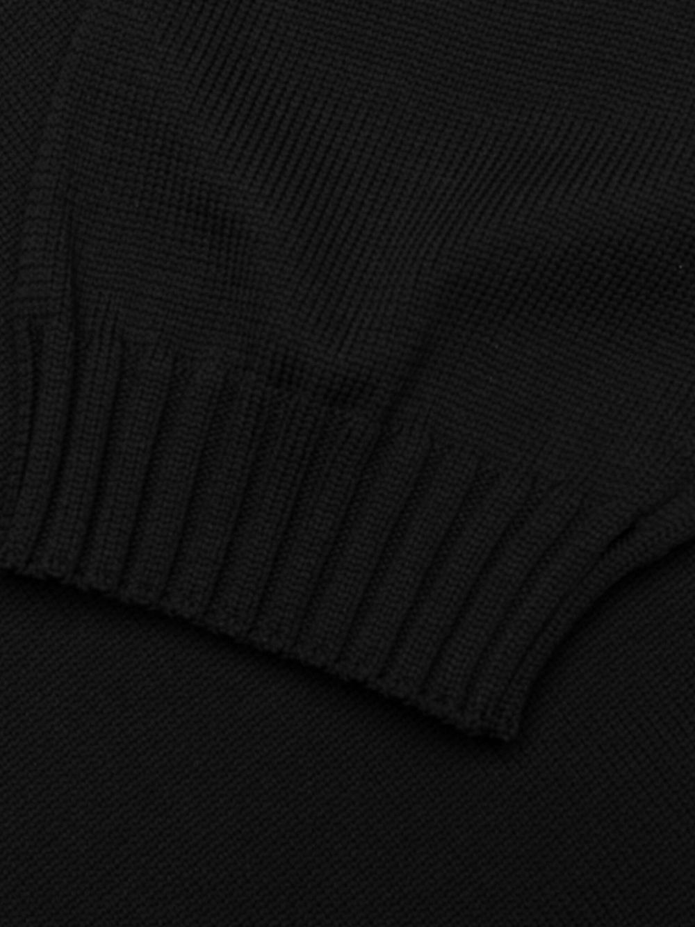 skull crossbones-embroidered sweater - 4