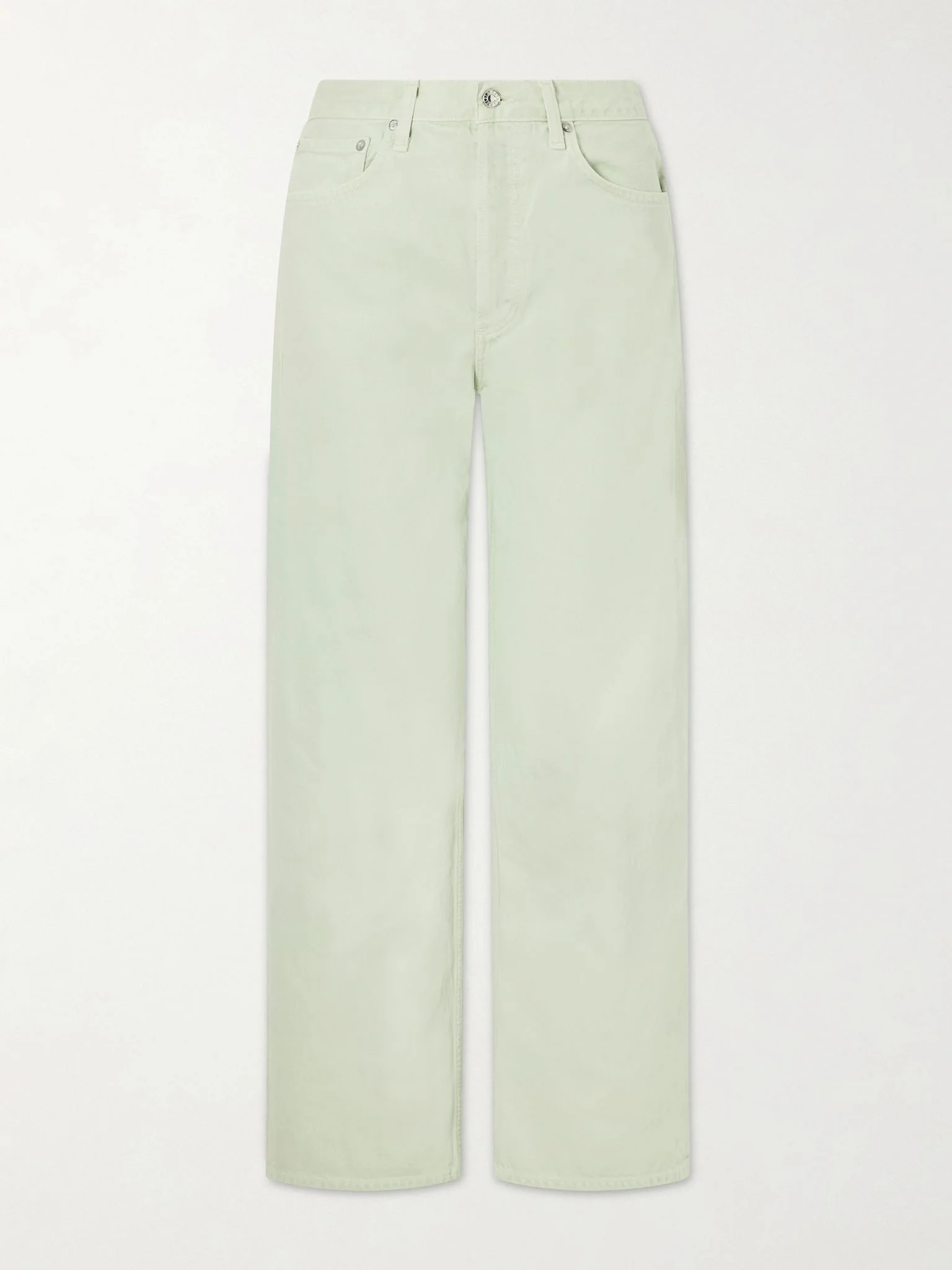 Arc mid-rise wide-leg jeans Mint - 1