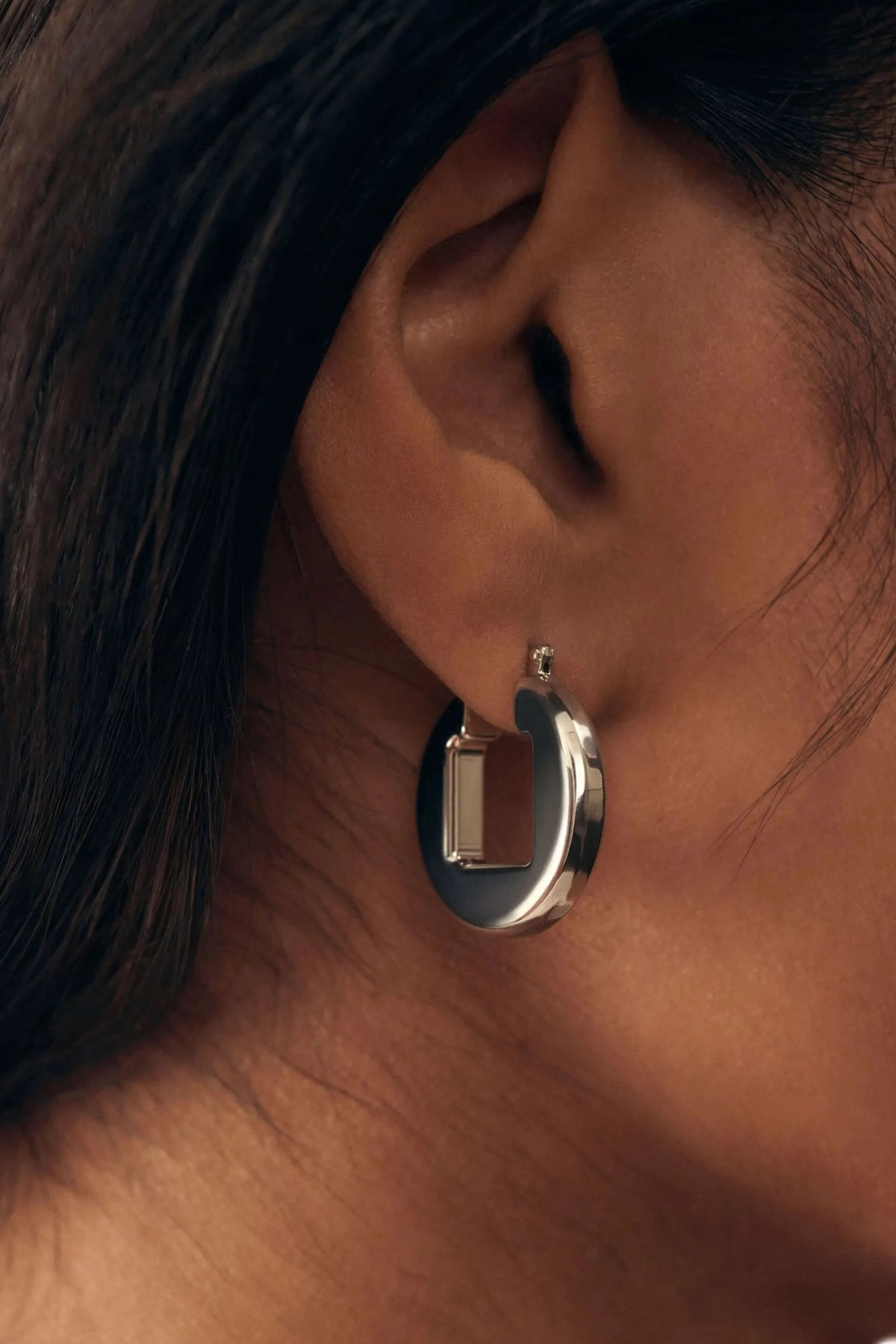 'Les Boucles Rond Carré' earrings - 2