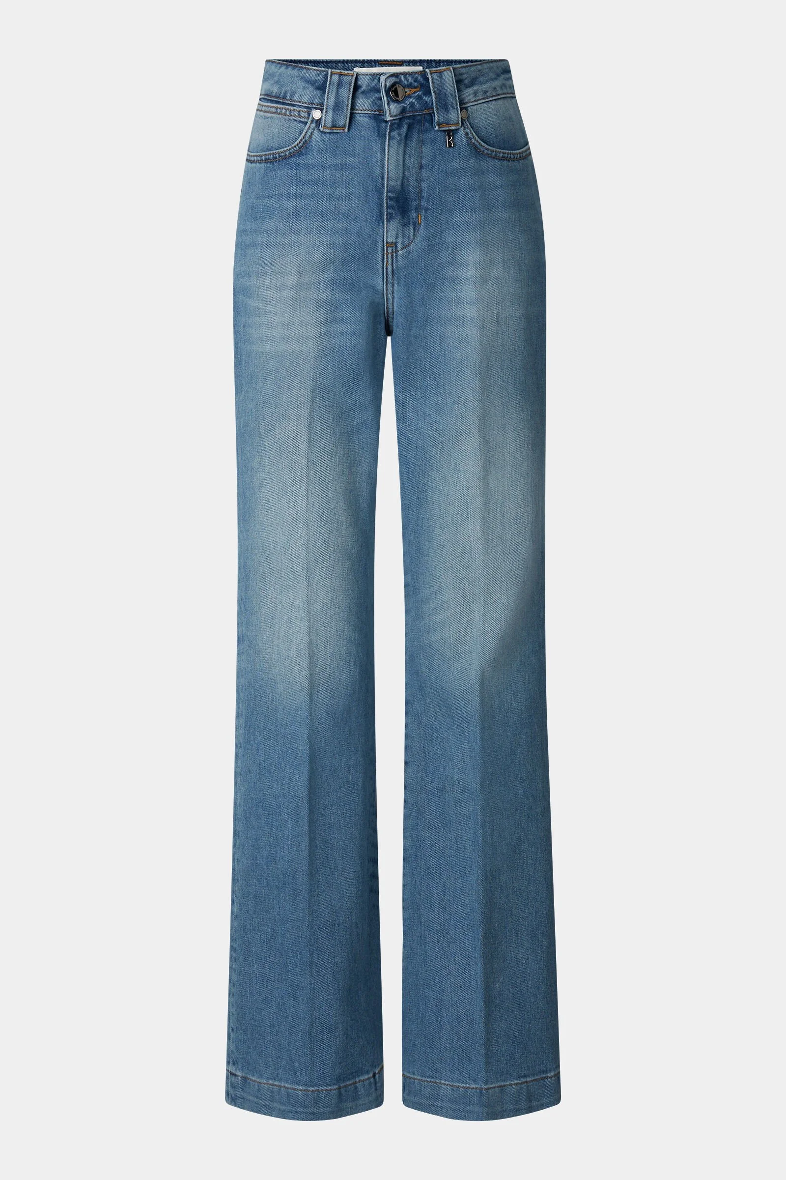 Flared fit jeans Devin in Light Denim Blue - 1