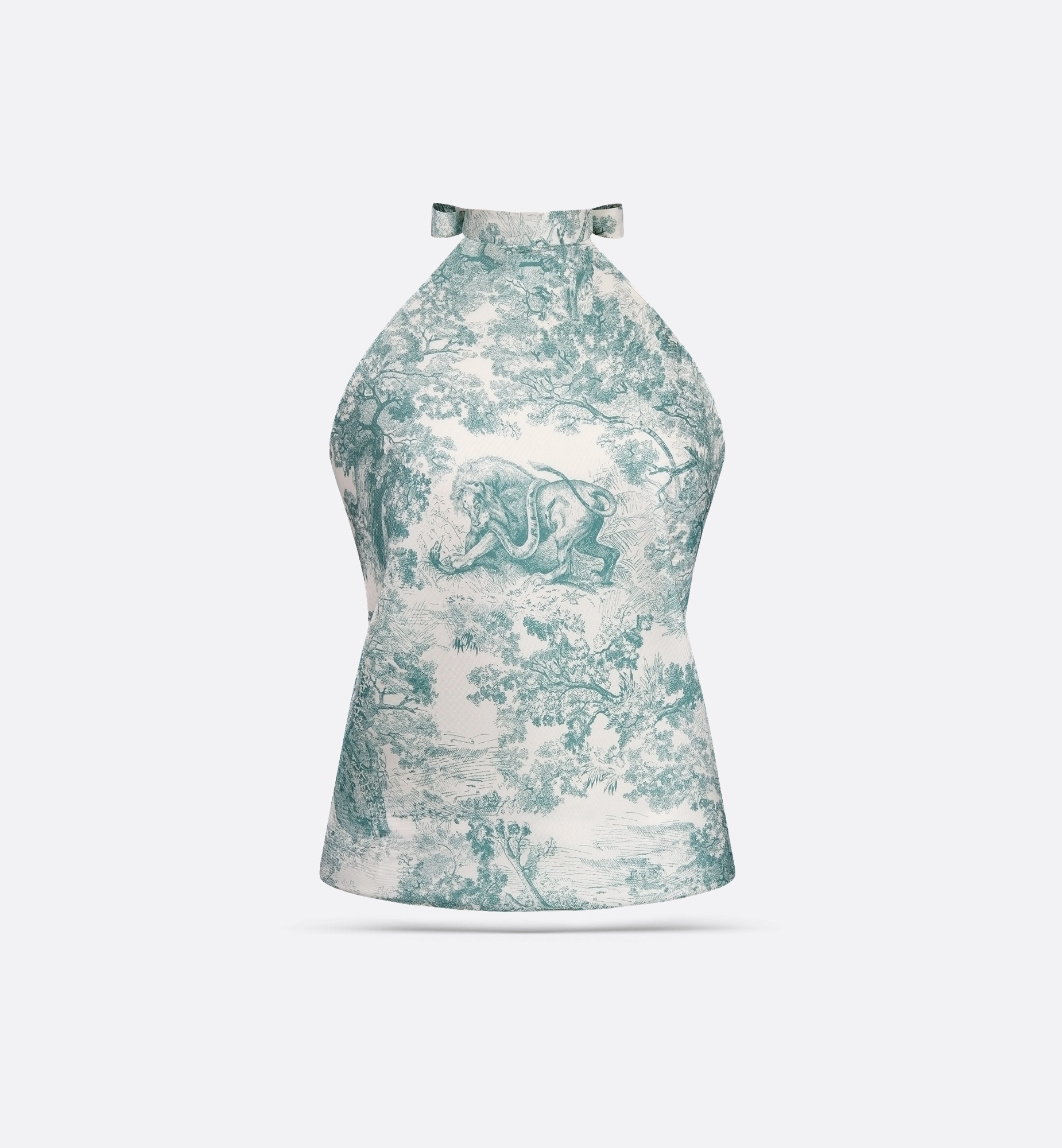 Dioriviera Toile de Jouy Sauvage Dior Silk Top - 1