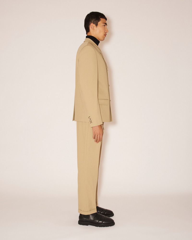 Nanushka JUN - Twill straight-leg pants - Pebble outlook