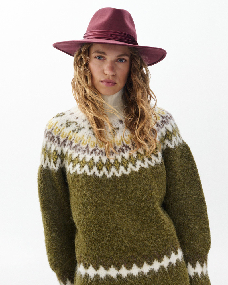 rag & bone Clara Felted Wool Fedora outlook