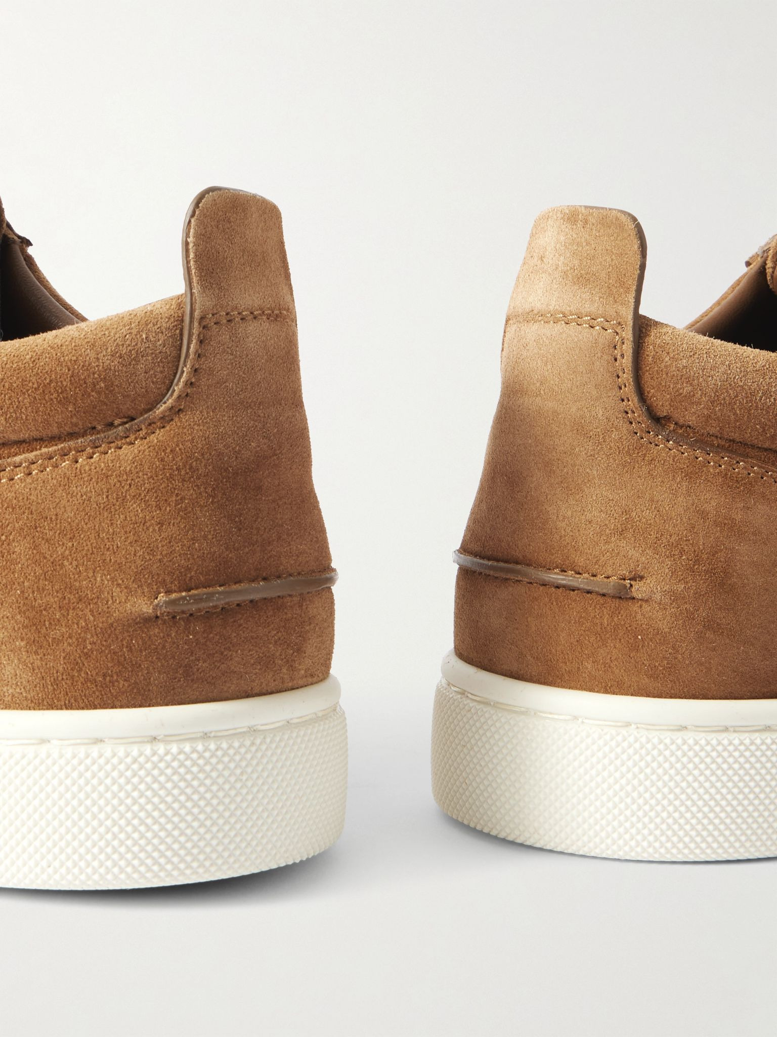 St Louis Suede Slip-On Sneakers Camel - 5
