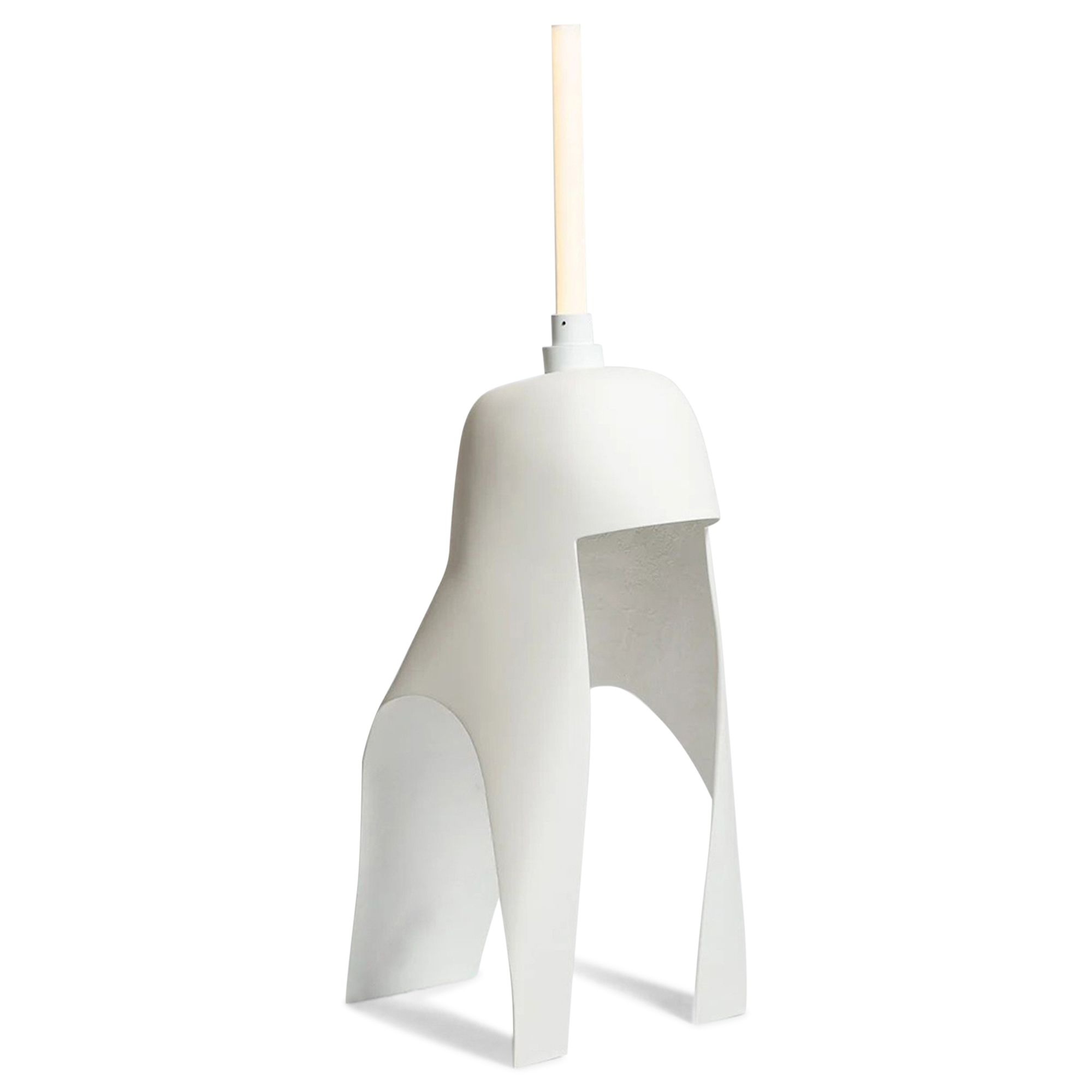Rick Owens Hedjet Helmet Lamp 'White' - 2