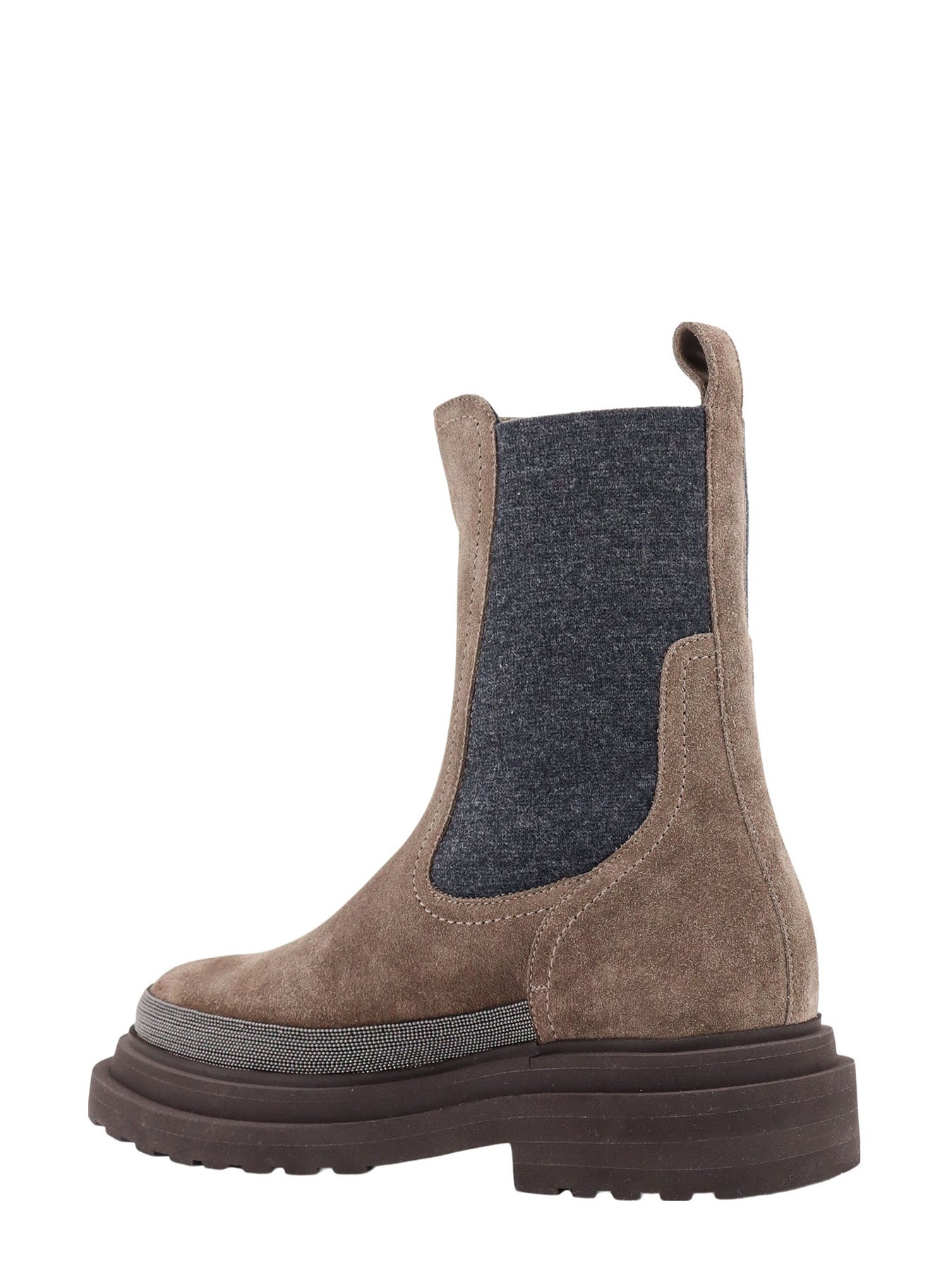 Suede ankle boots with Precious Contour - 3