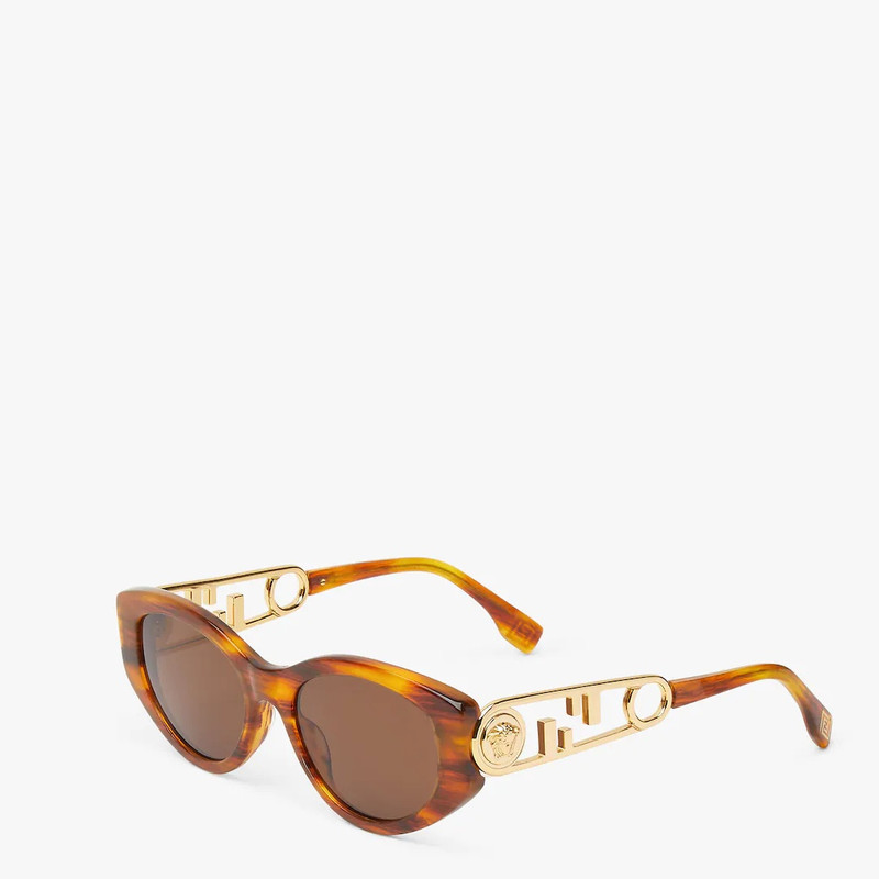 FENDI Fendace Havana acetate sunglasses outlook