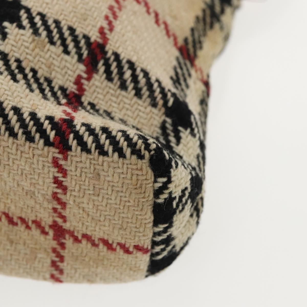 Burberry Nova Check Hand Bag Canvas Beige - 13