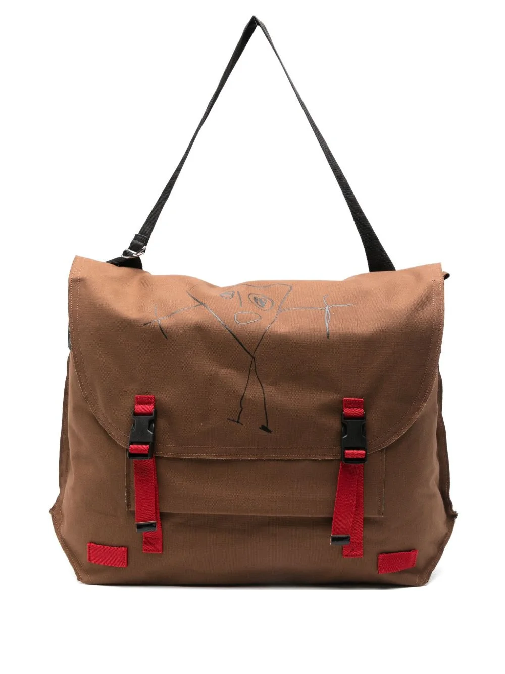 printed shoulder bag - 1