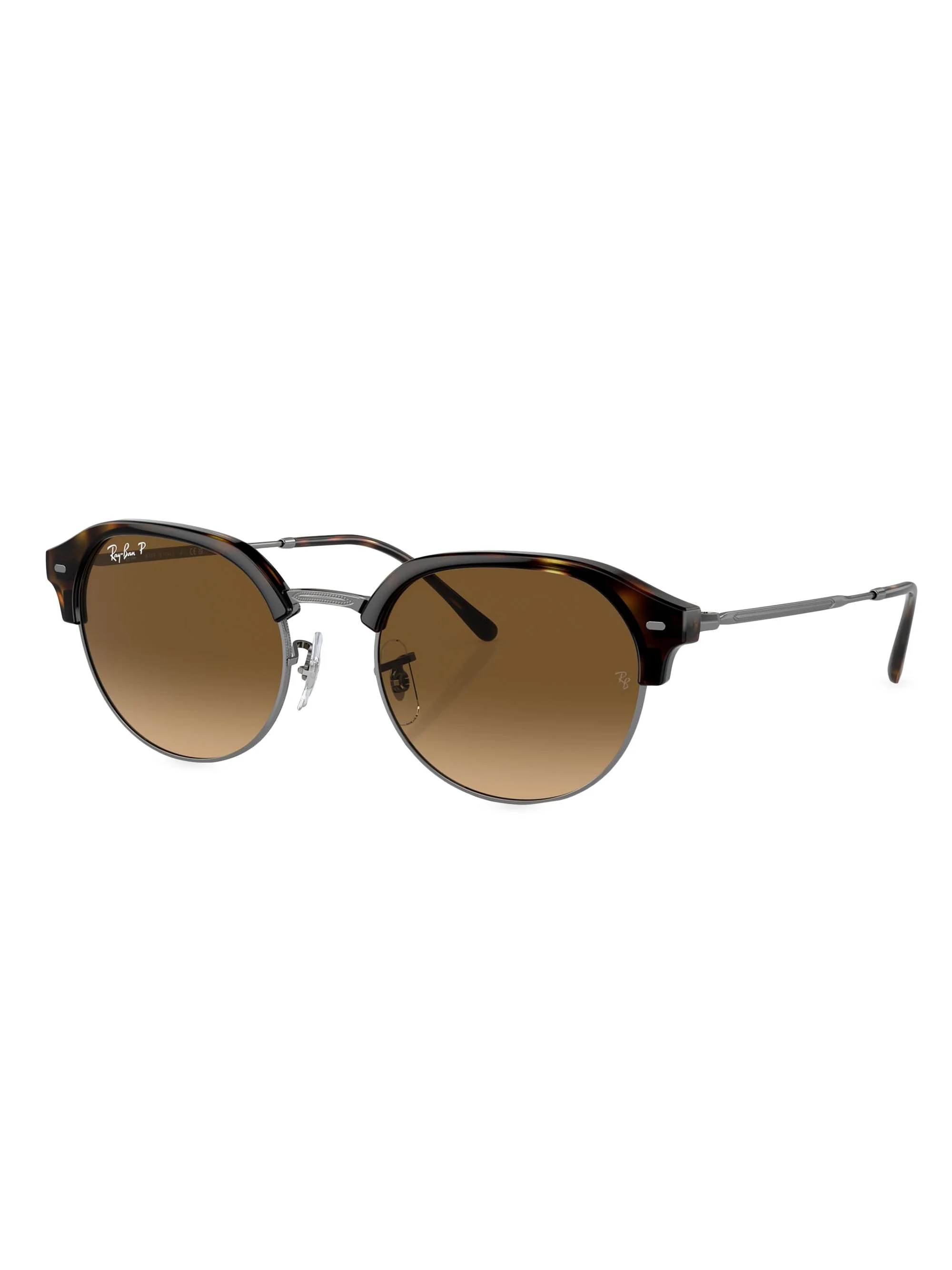 Women's RB4420 53MM Round Sunglasses - Havana - 1