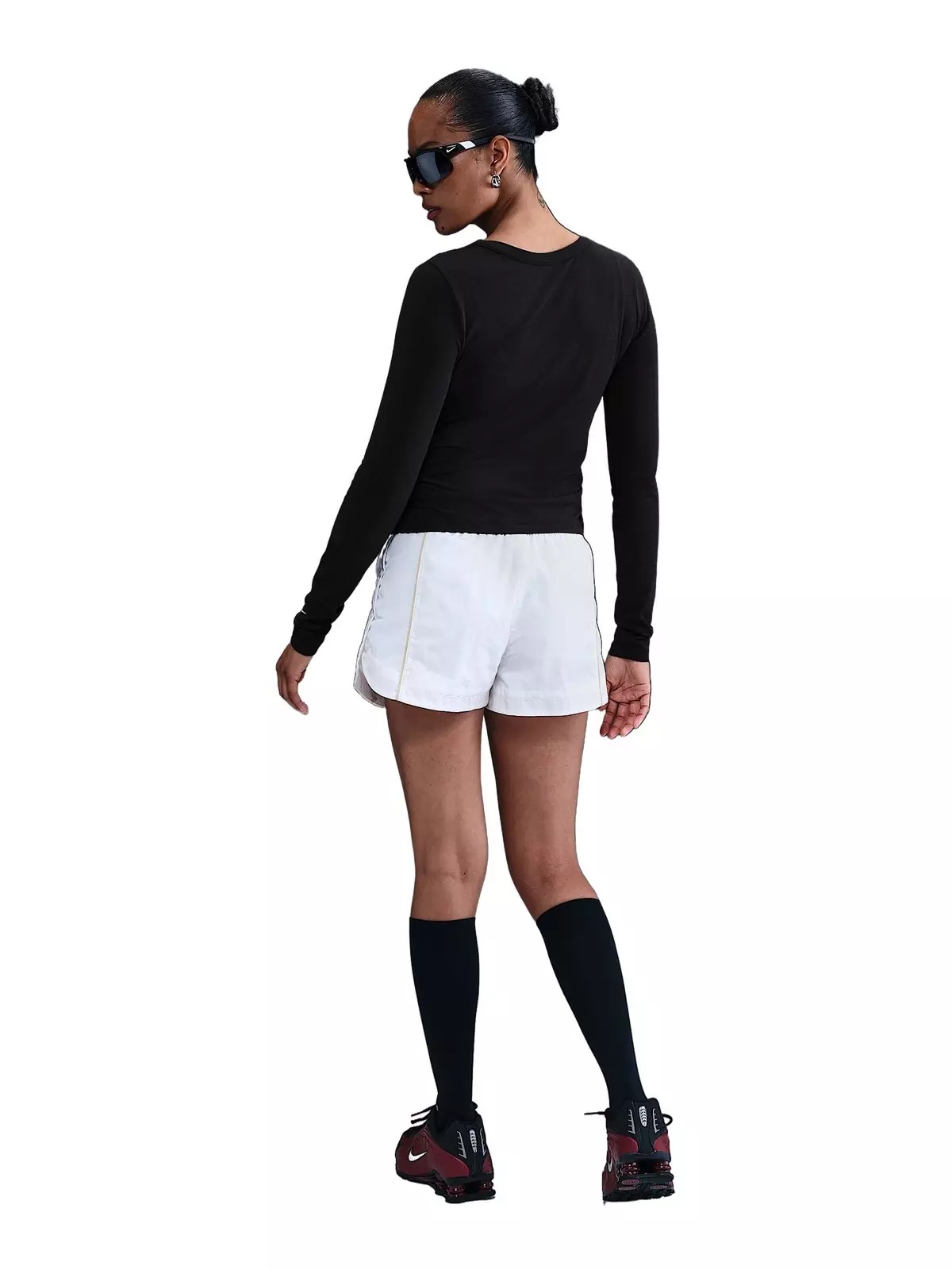 Women's Sportswear Chill Knit Long-Sleeve Top -Black - 5