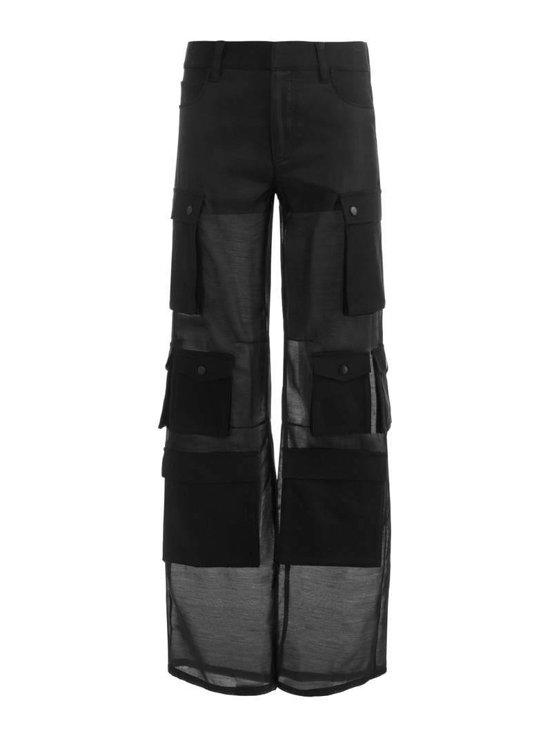 OLYMPIA SHEER COMBO CARGO PANT 1
