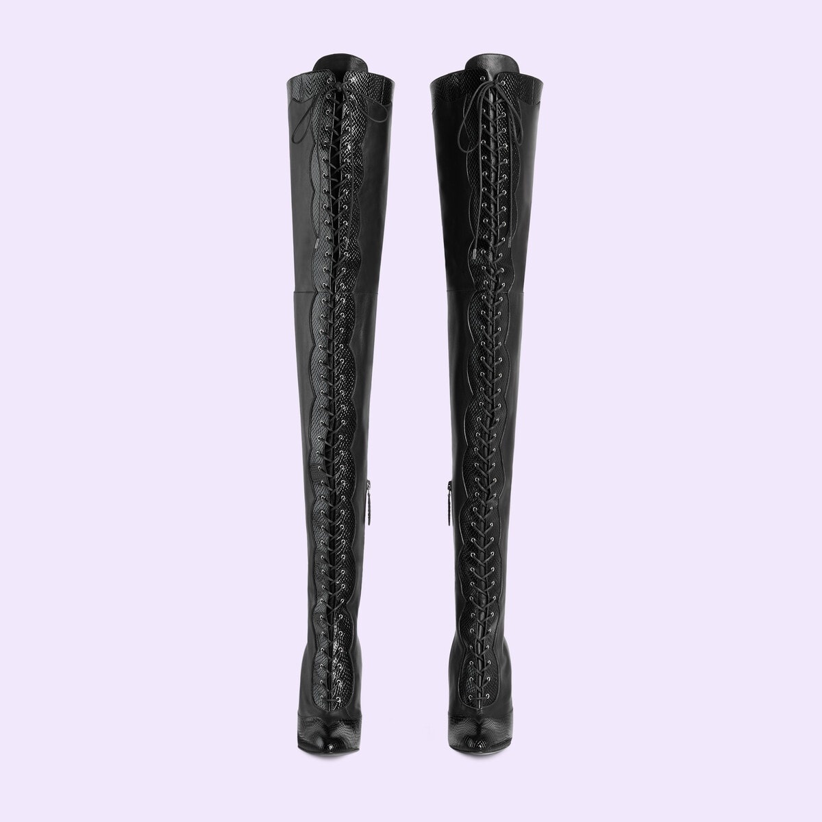 Women's lace-up boots - 4