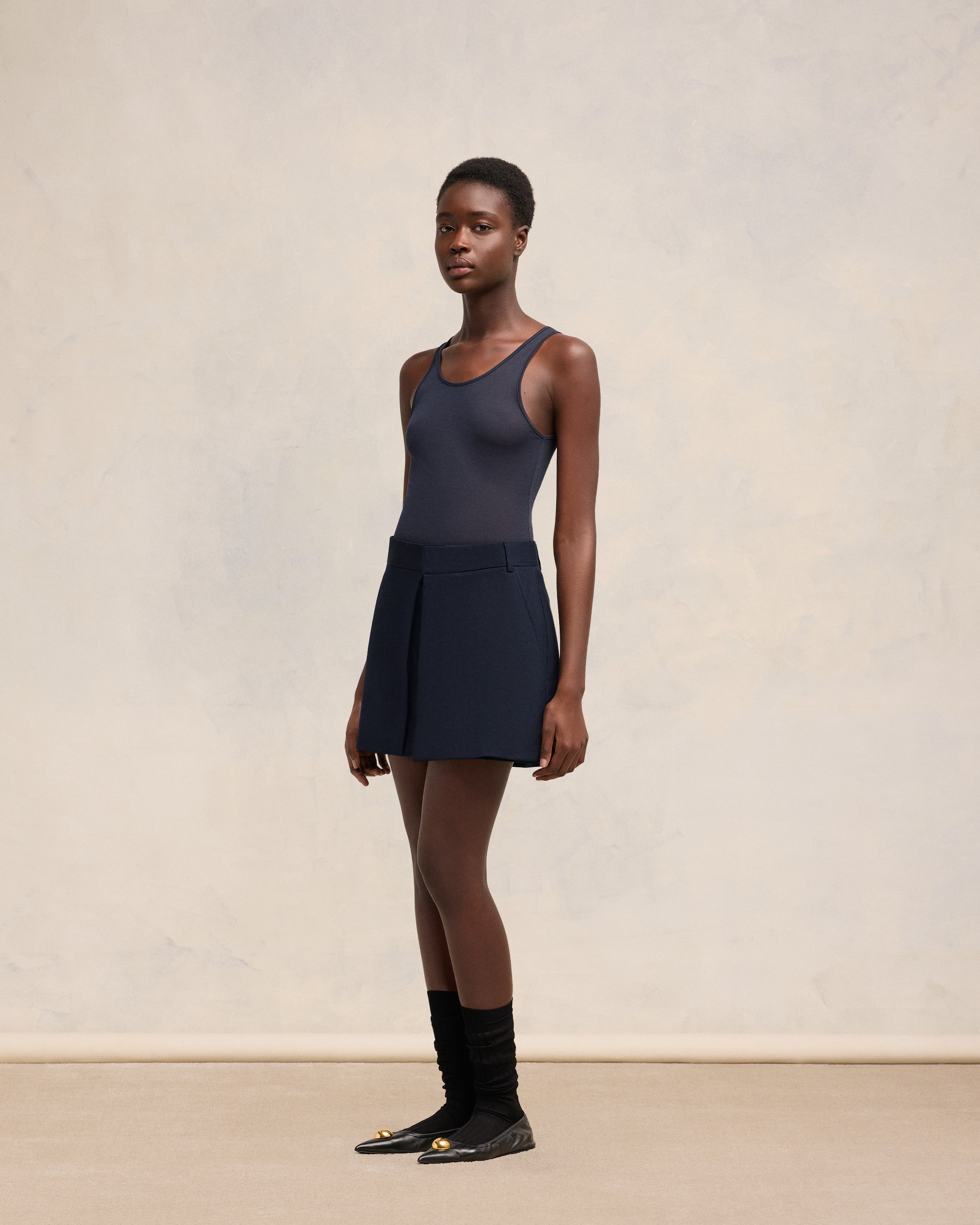 MINI SKIRT WITH PANELS - 6