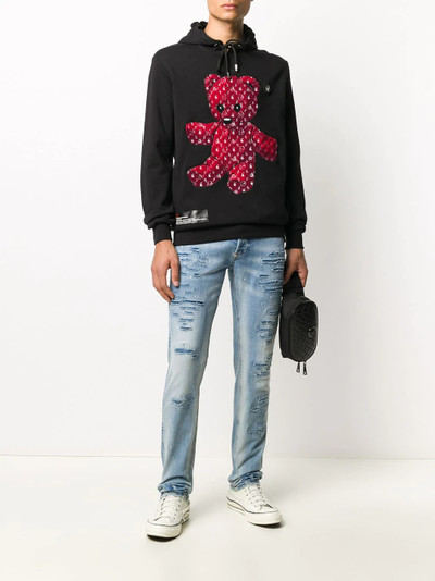 PHILIPP PLEIN Teddy Bear hoodie outlook