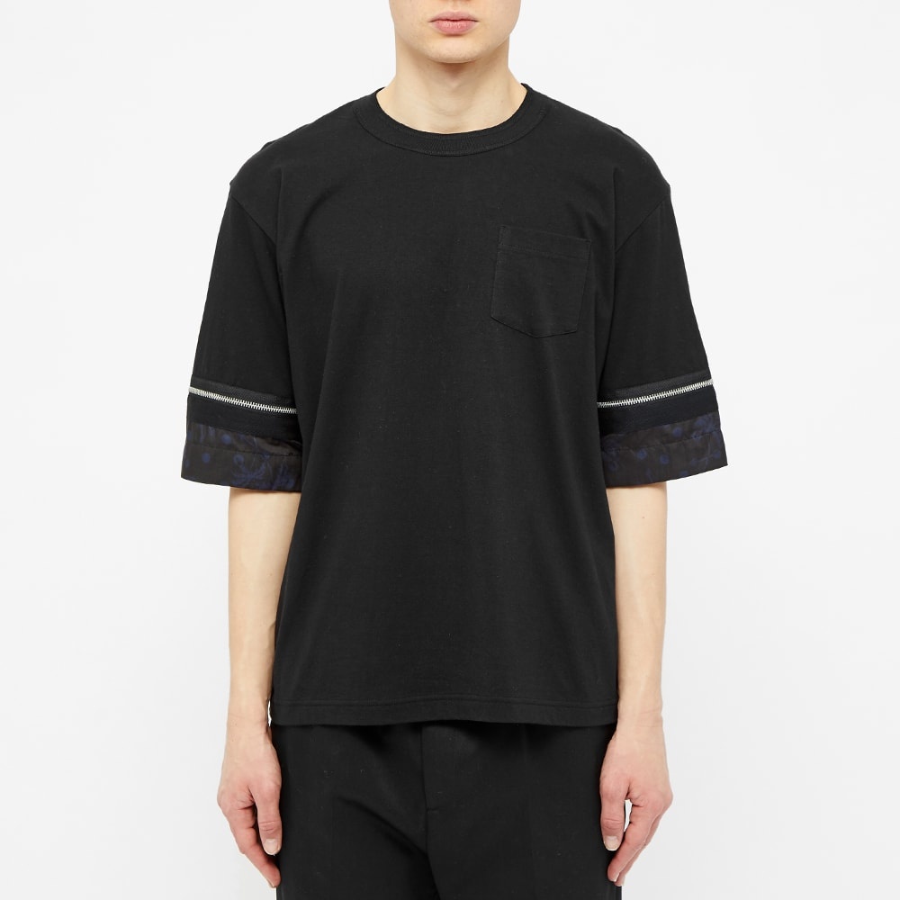 Sacai x Sun Surf Palm Tree Zip Tee - 4