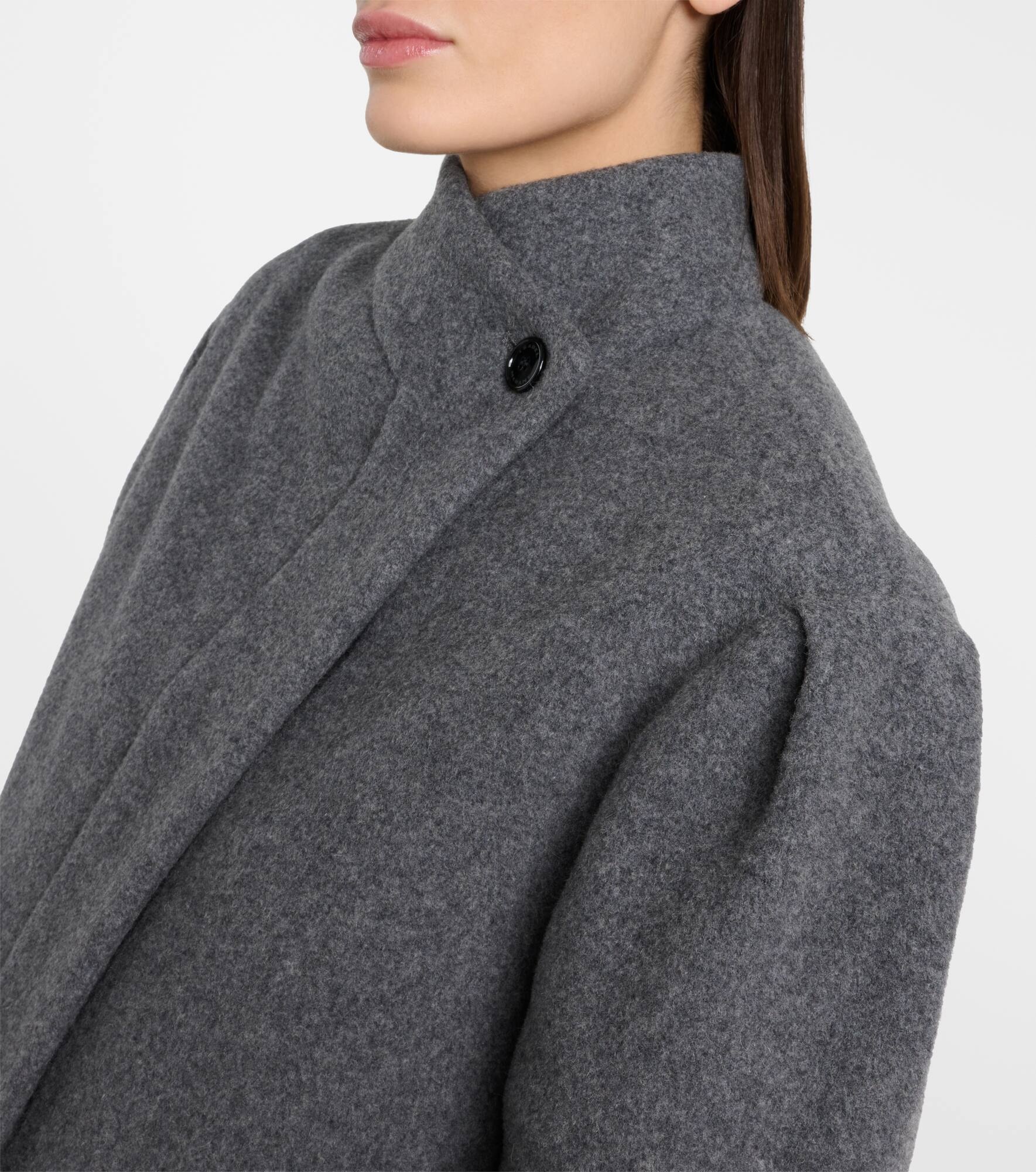 Oversized wool-blend coat - 5