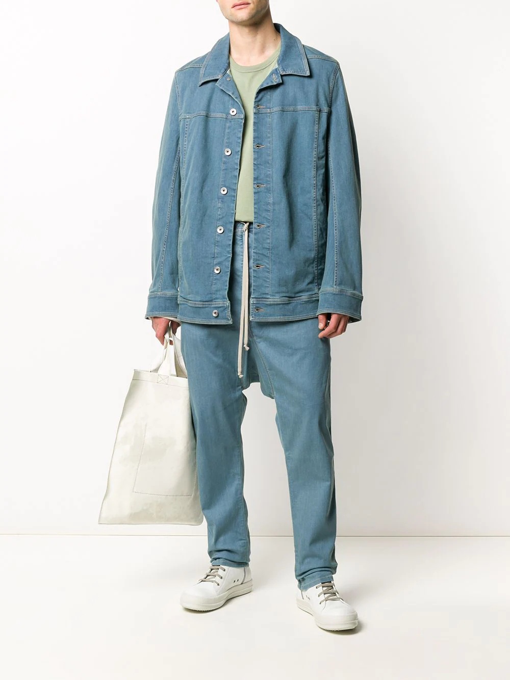 oversized denim jacket - 2