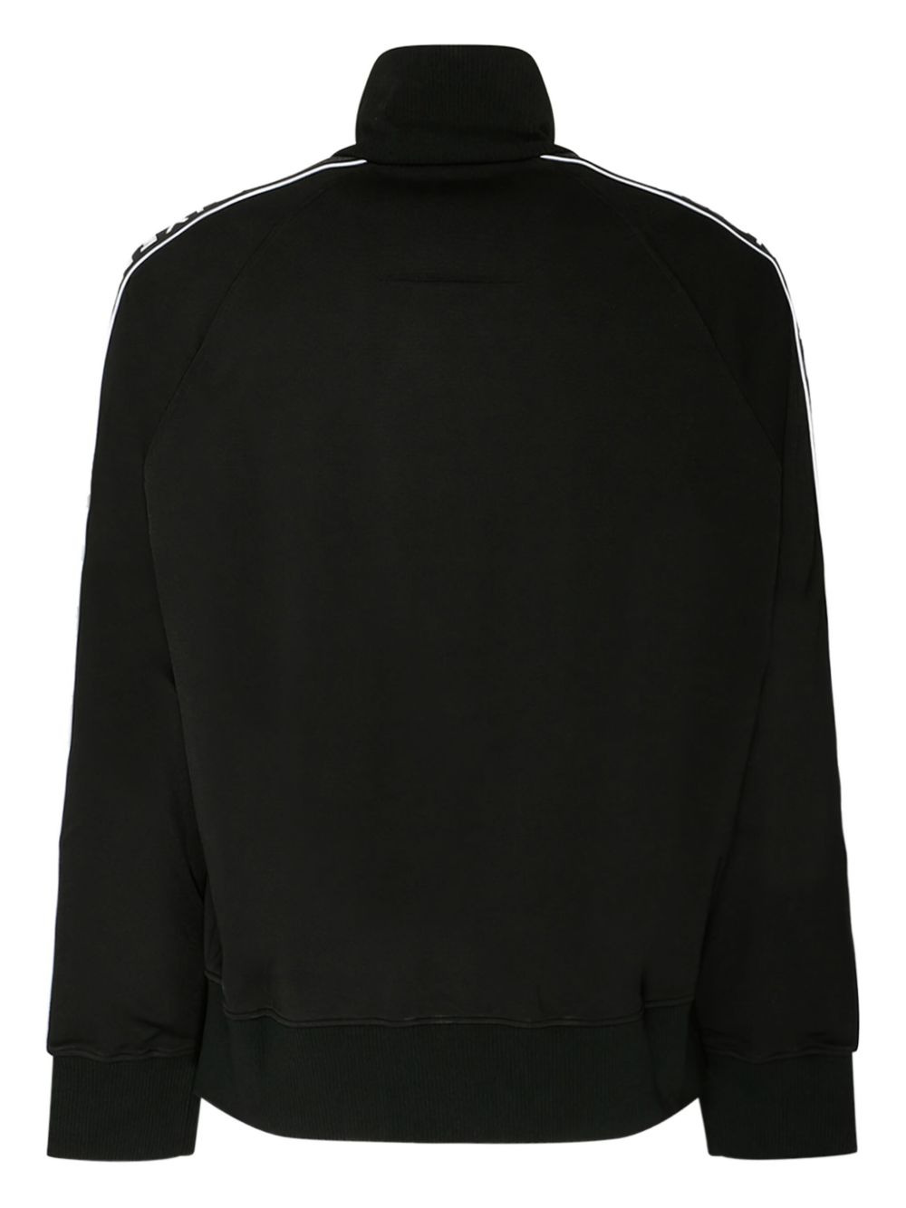 logo tape zipped jacket - 2