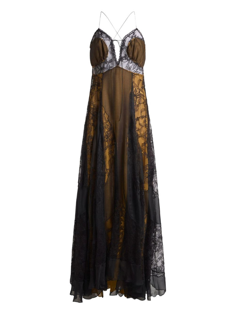 floral lace silk maxi dress 1