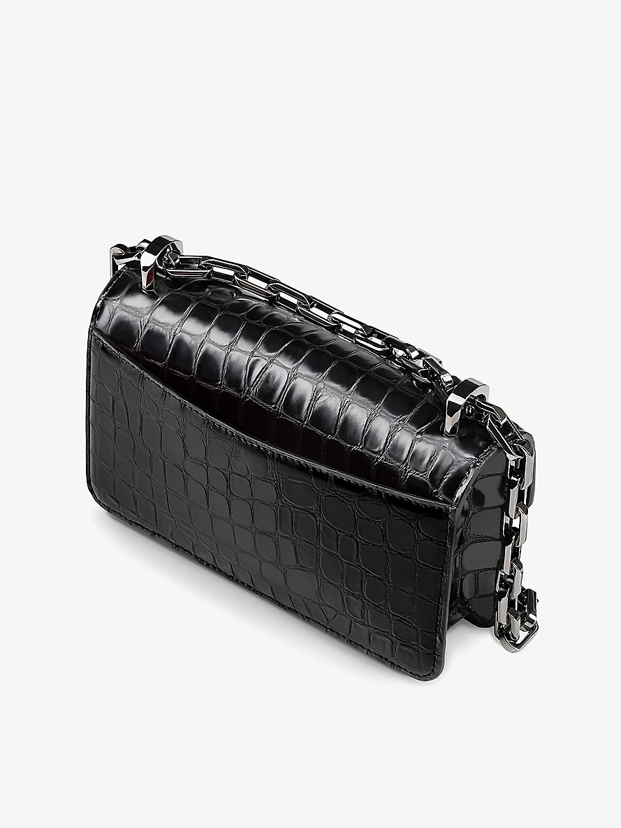 Loubi54 leather clutch bag - 3