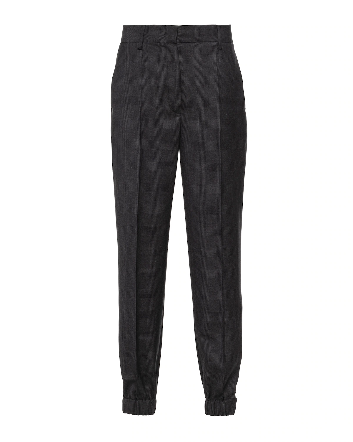 Prince of Wales check mouliné joggers - 1