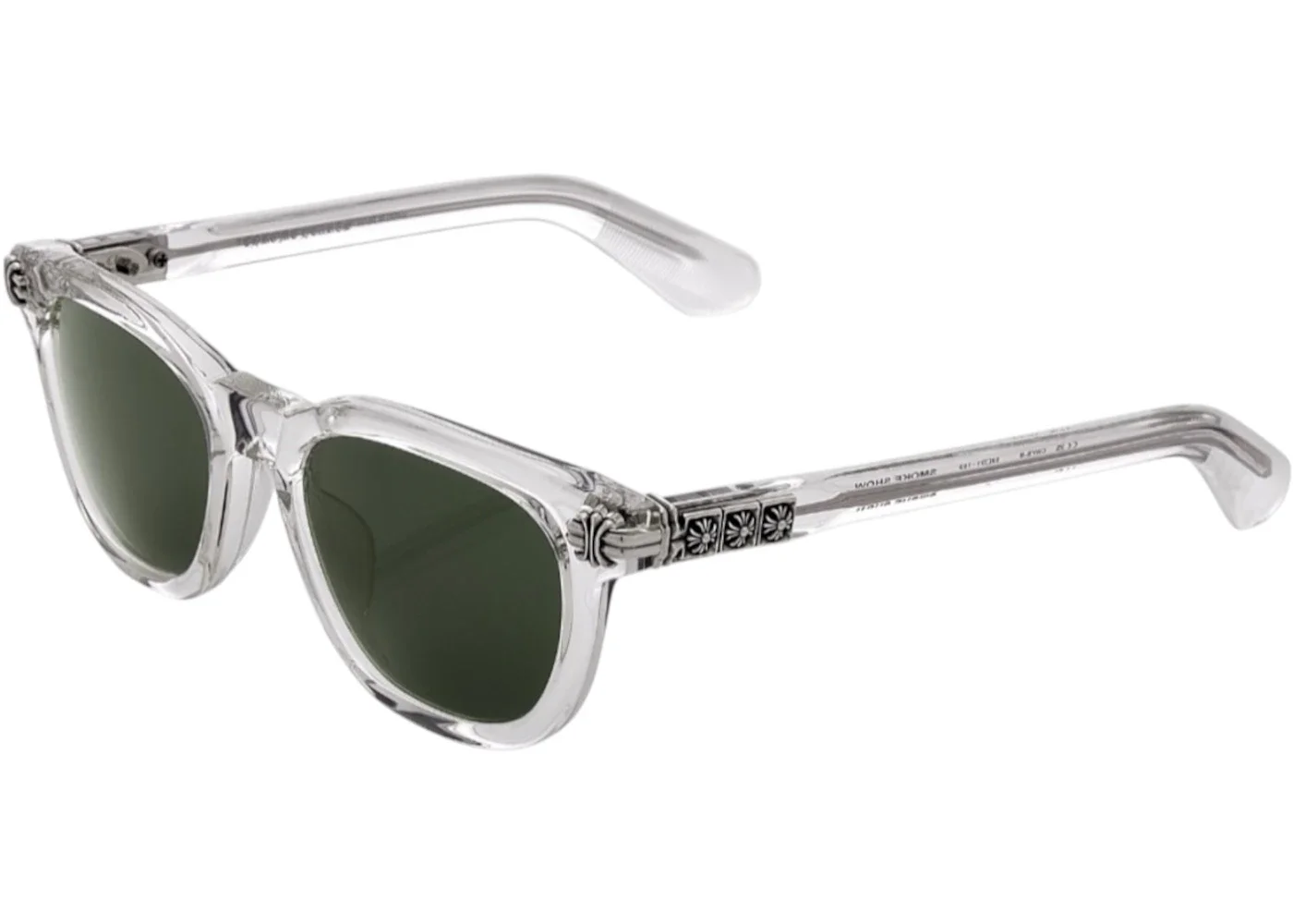 Chrome Hearts Smoke Show Sunglasses Crystal Dark Geen - 1
