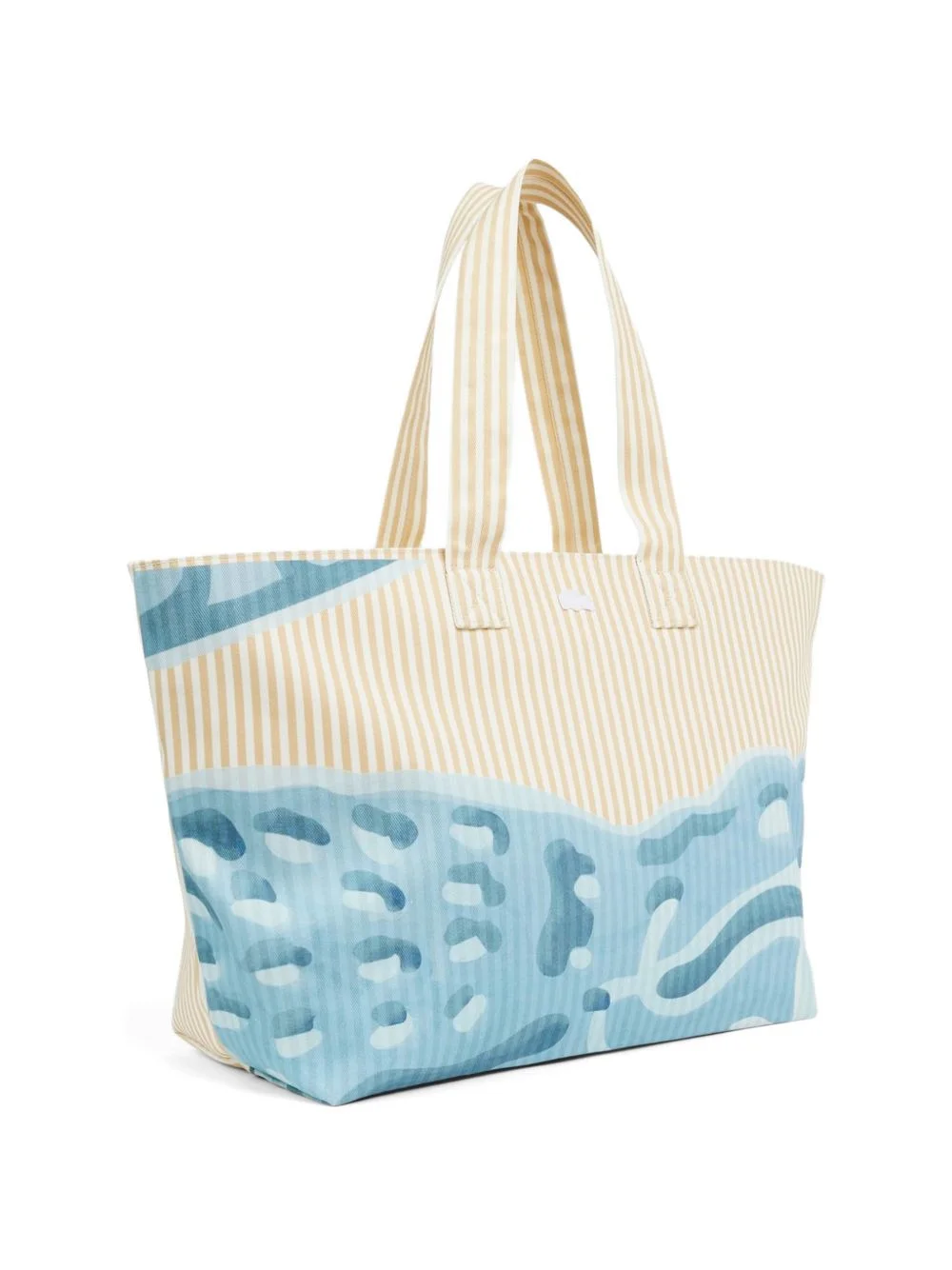 striped tote bag - 1