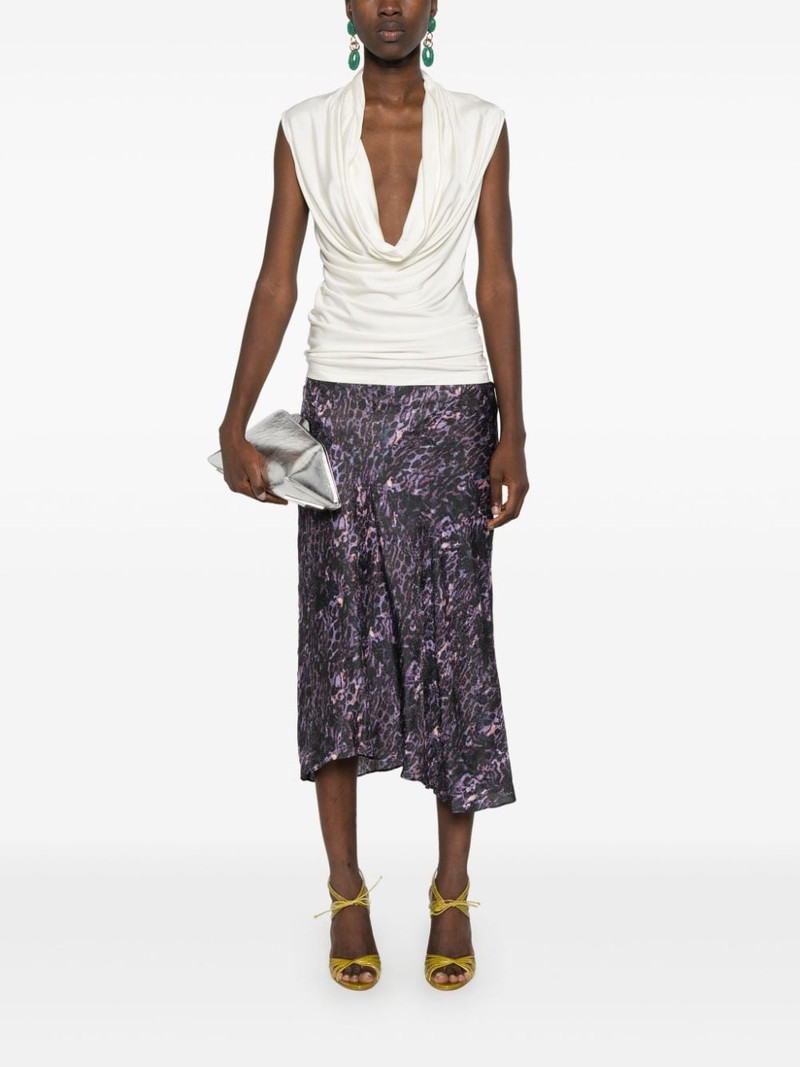 Isabel Marant Lisanne animal-print skirt outlook