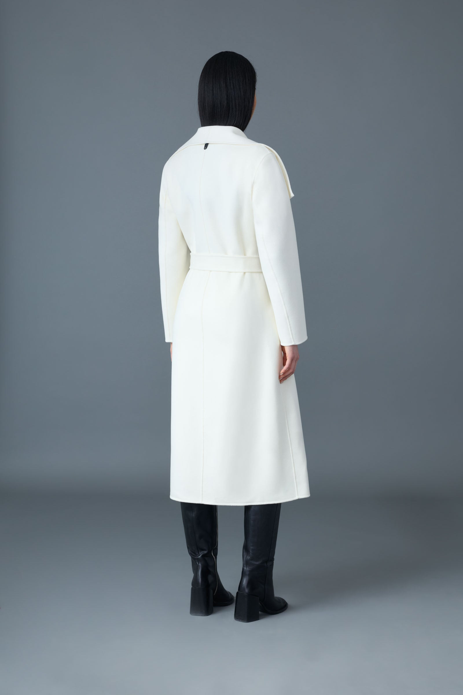 MAI-CN Double-face wool wrap coat - 4