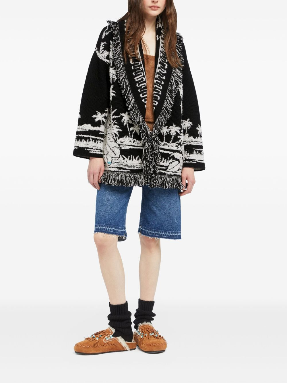 Palm Grove Tales fringe cardigan - 2