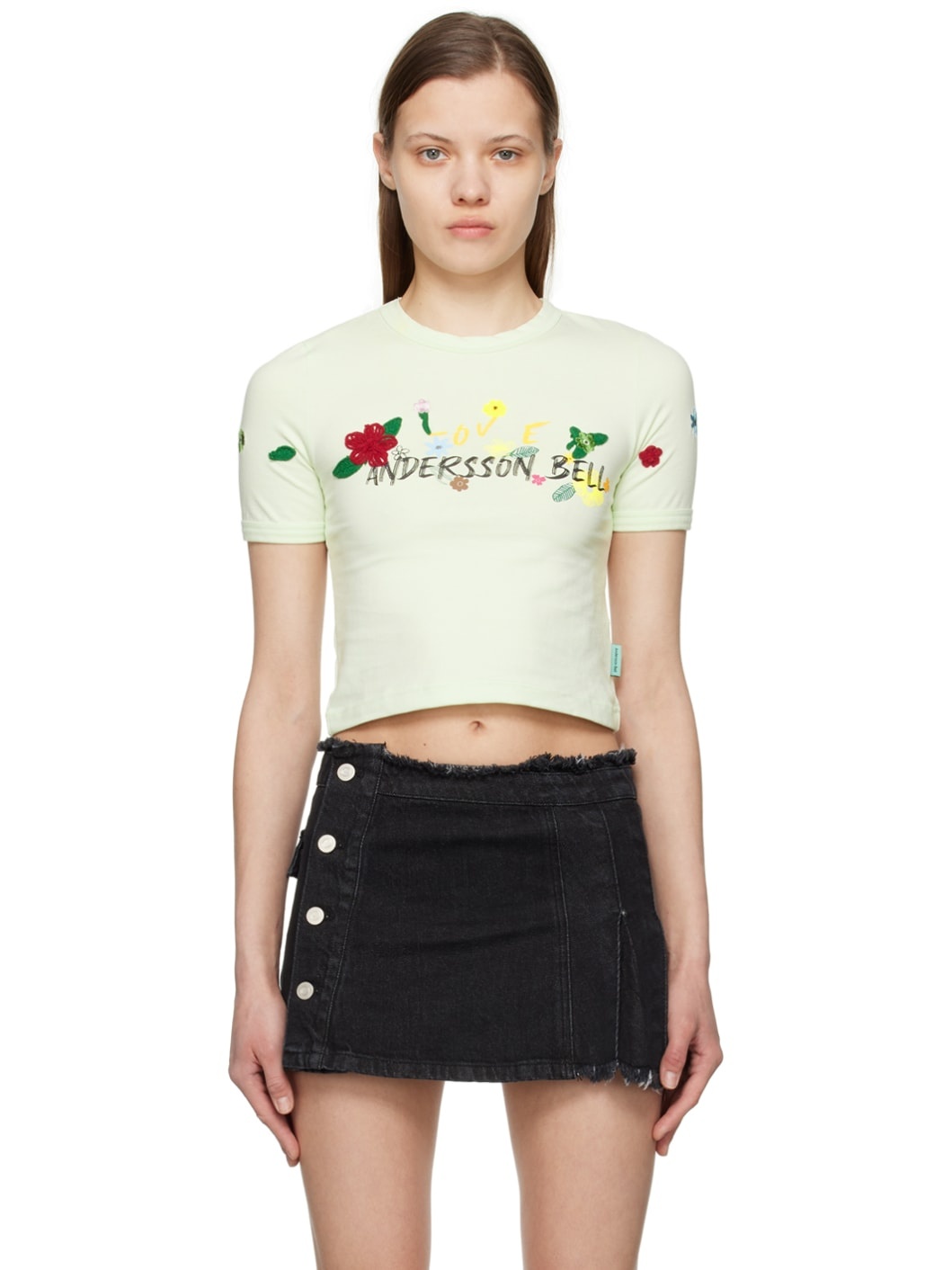 Green Dasha Flower Garden T-Shirt - 1