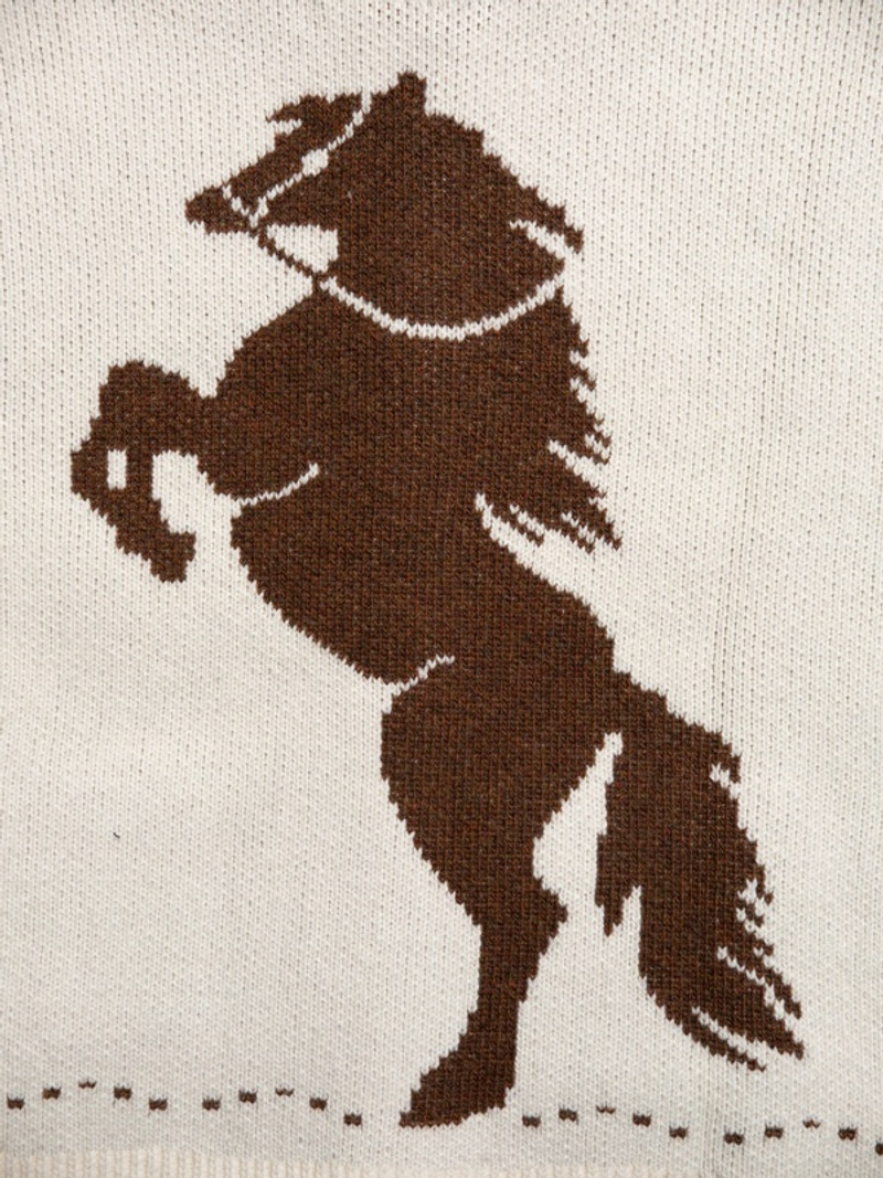 Sharon Western Knit Cardigan Chalk White 7