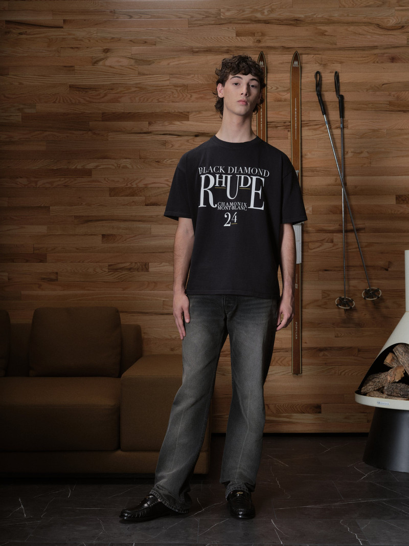 Rhude BLACK DIAMOND TEE outlook