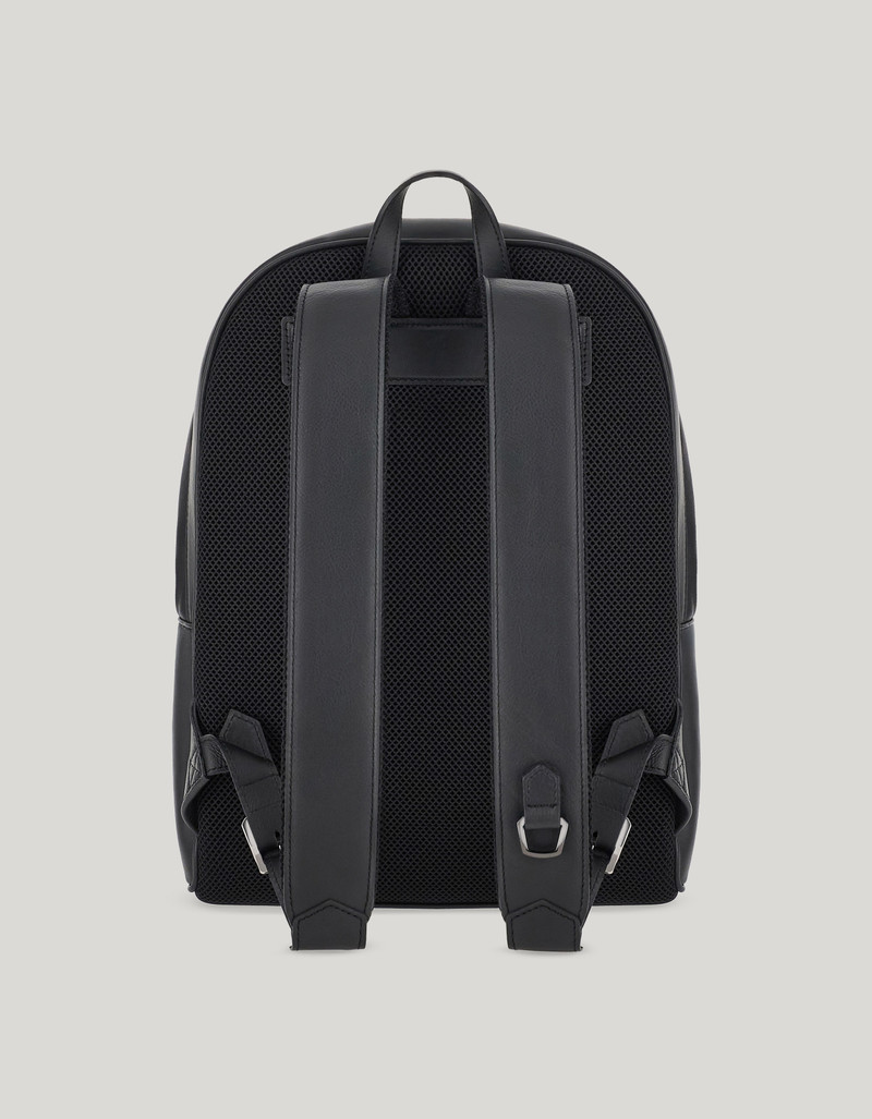 BLACK CALFSKIN BACKPACK 4