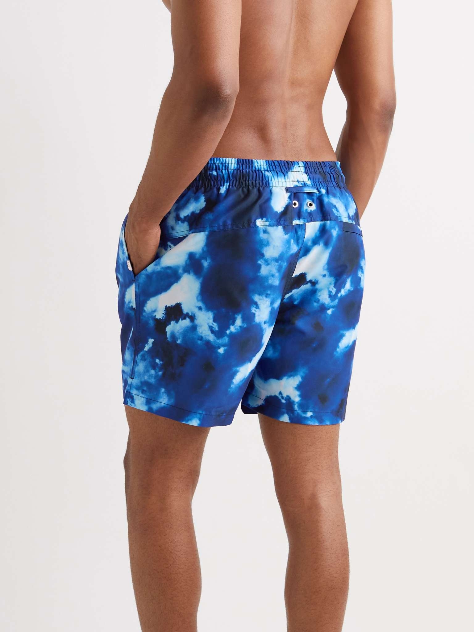 Mid-Length Printed Swim Shorts - 3