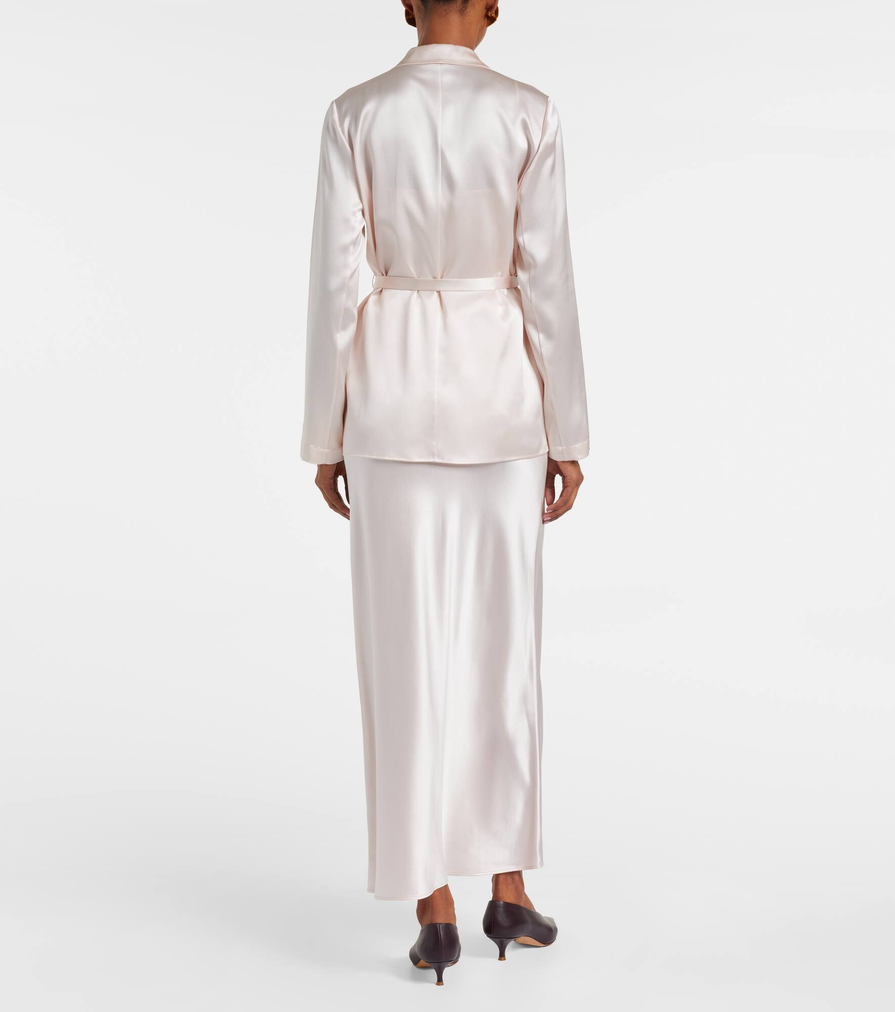 Joubert silk satin blazer - 3