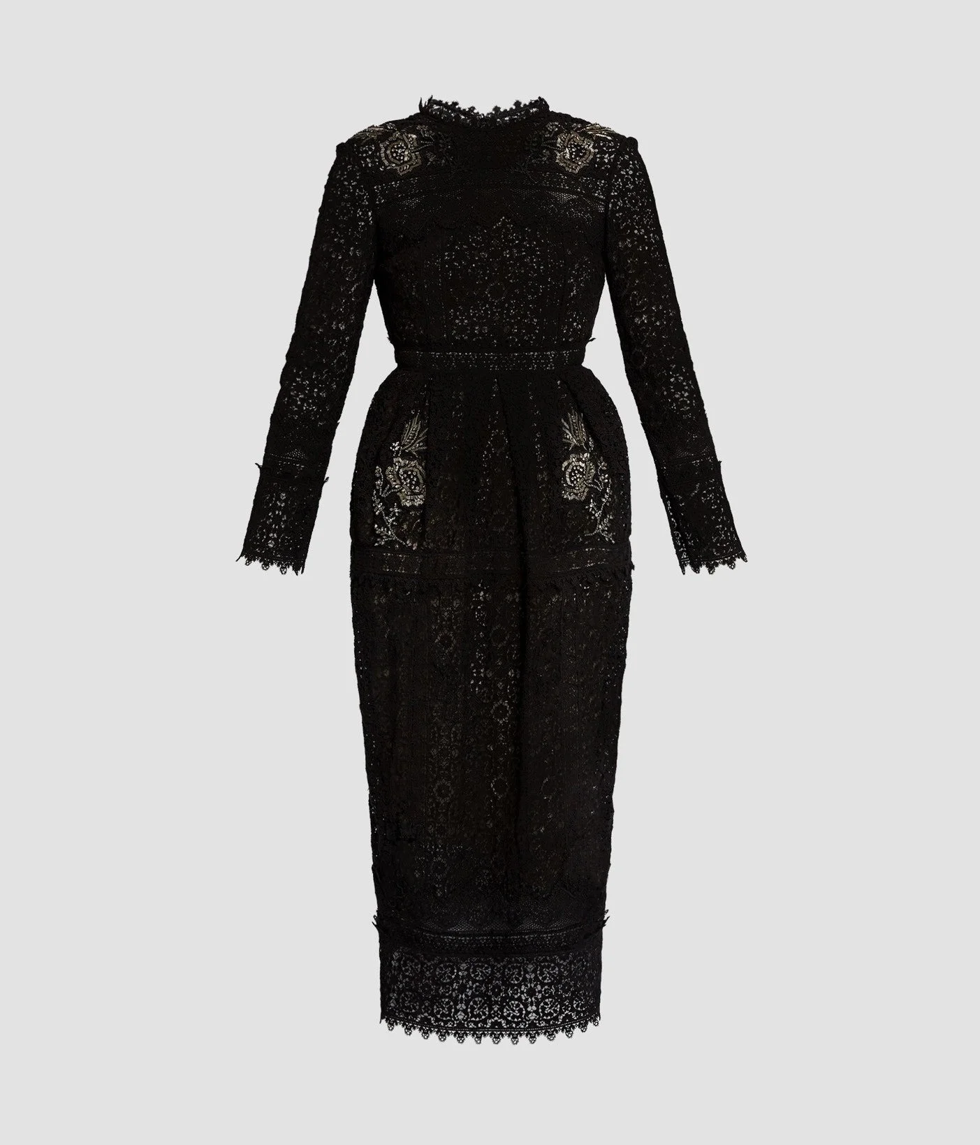 LONG SLEEVE COCKTAIL DRESS - 1