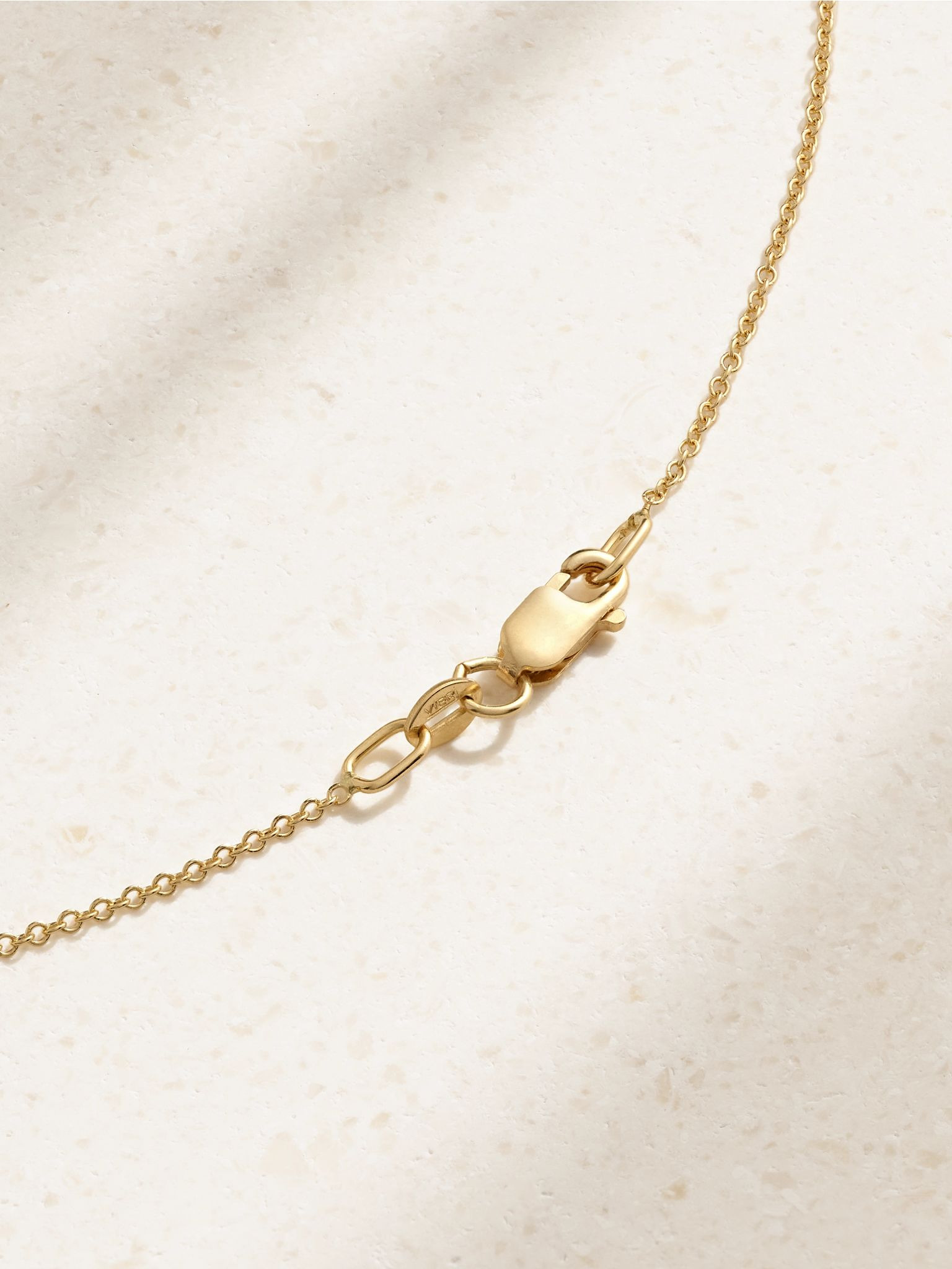 Blossom 18-karat gold diamond necklace Gold - 3