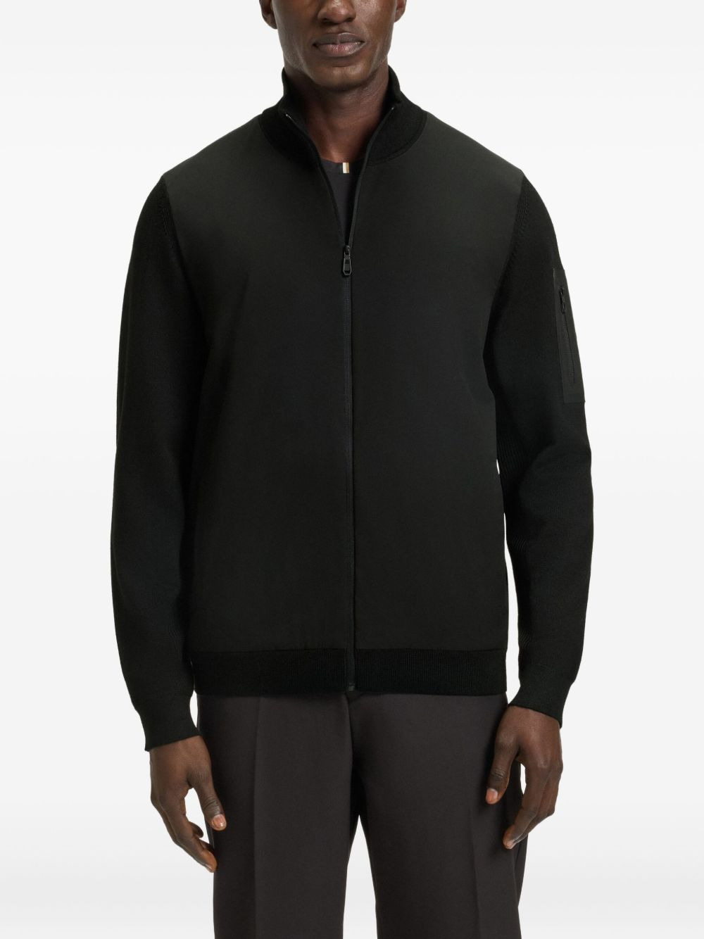 zip-up sweater - 2
