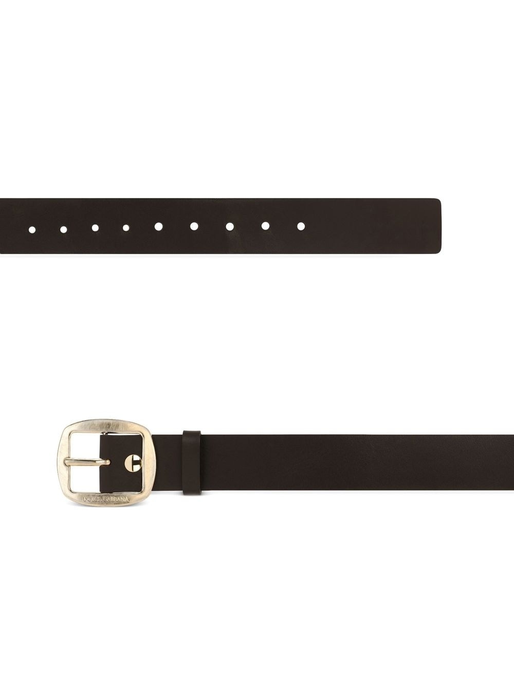 leather buckle belt - 3