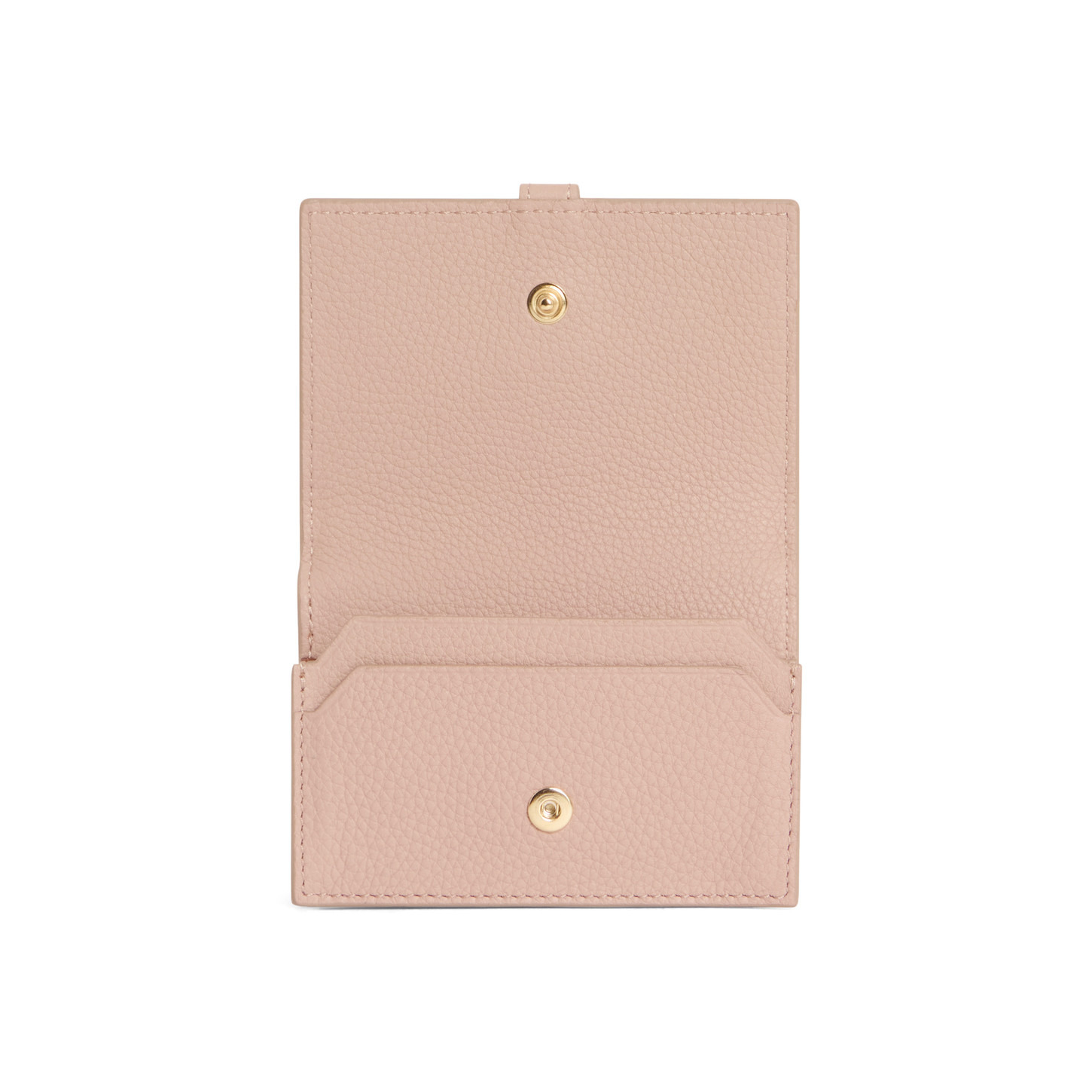 Pink tumbled leather credit card holder - 3
