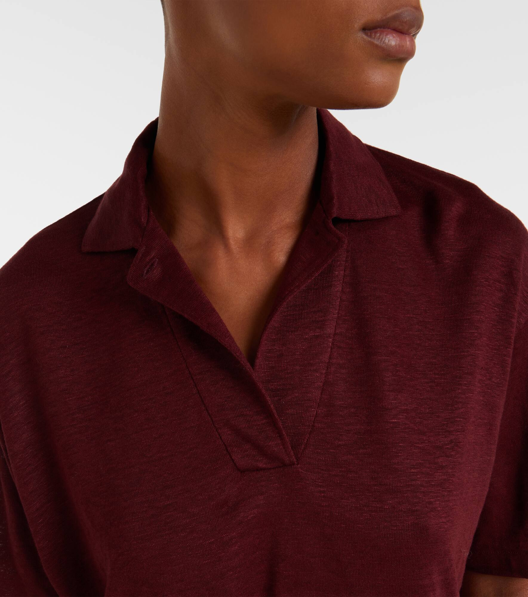 Gargano linen polo shirt - 4